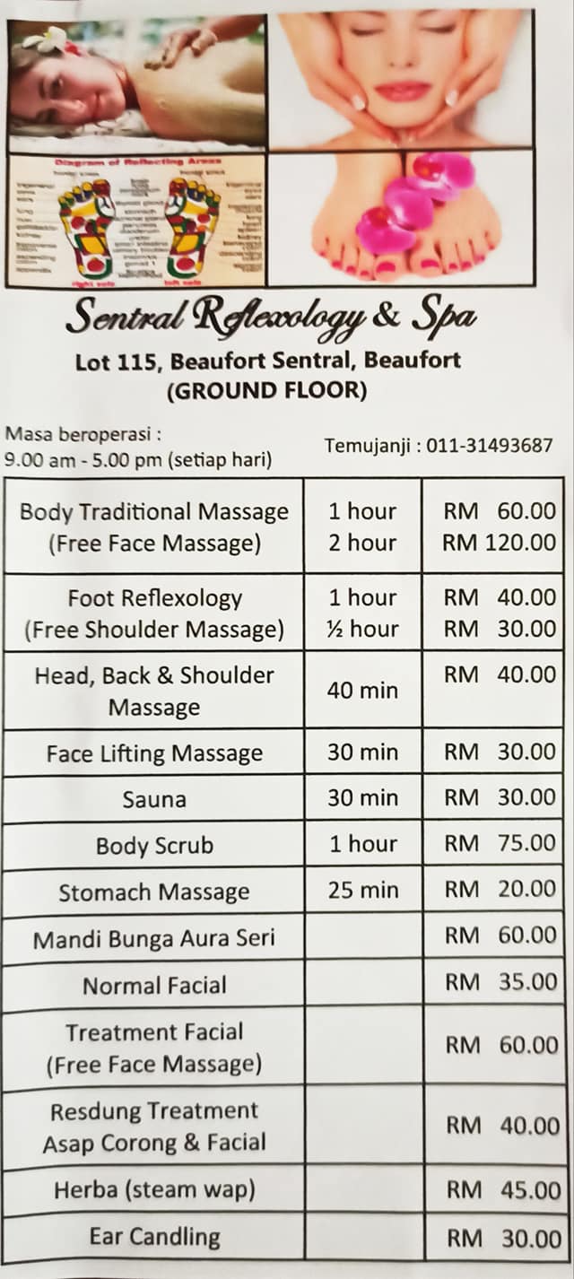 Beaufort Sentral Reflexology Spa Photos Facebook