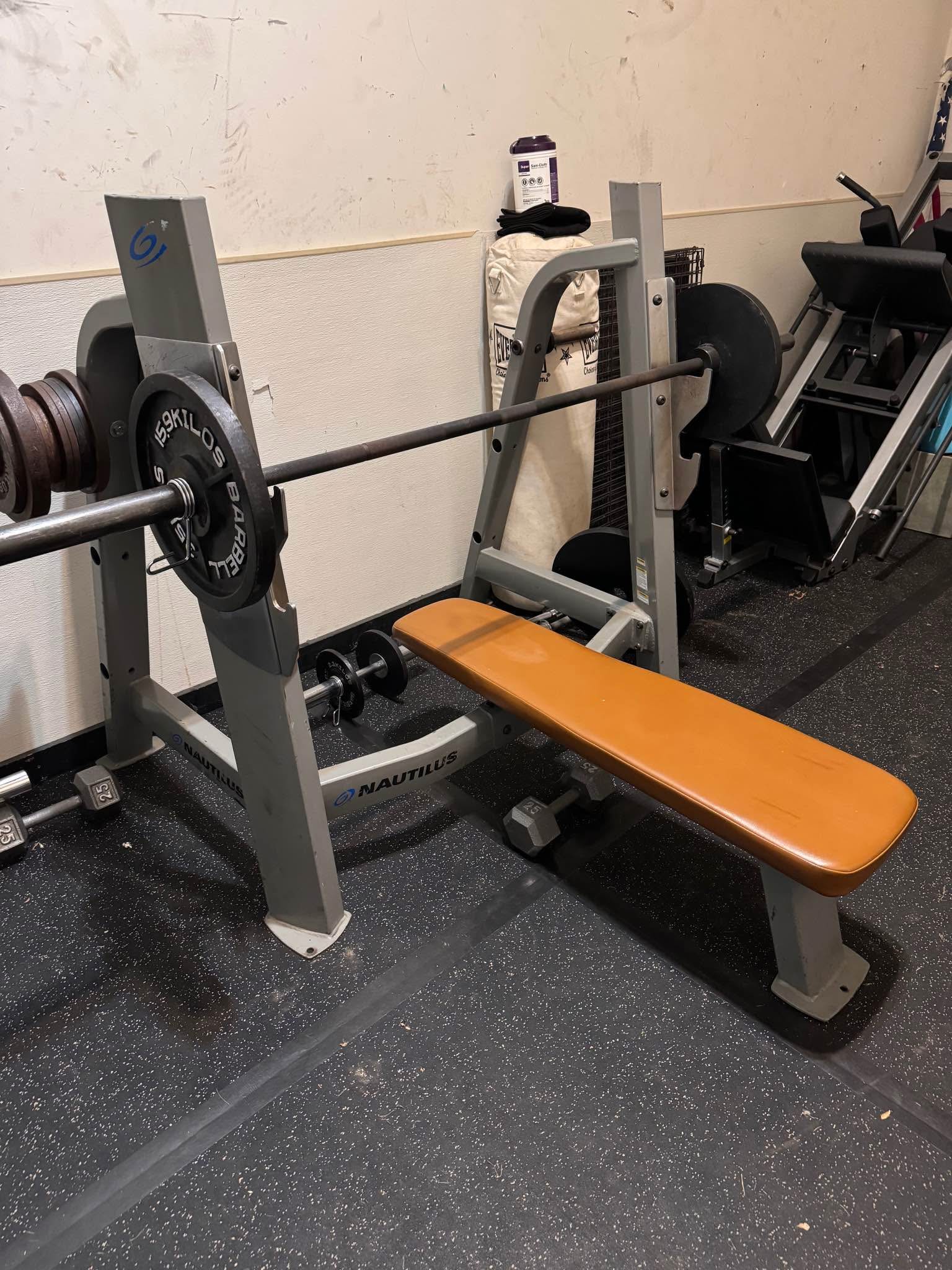 Nautilus Bench Press - Weight Lifting Machines & Racks - Barrington ...