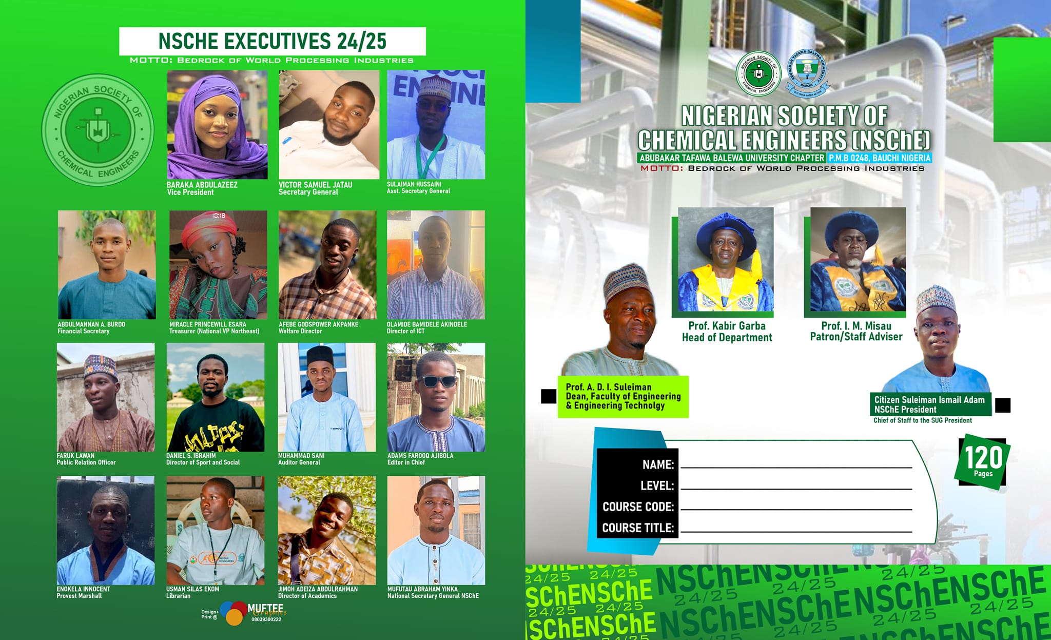 Nigerian Society of Chemical Engineers, NSCHE ATBU. | Bauchi
