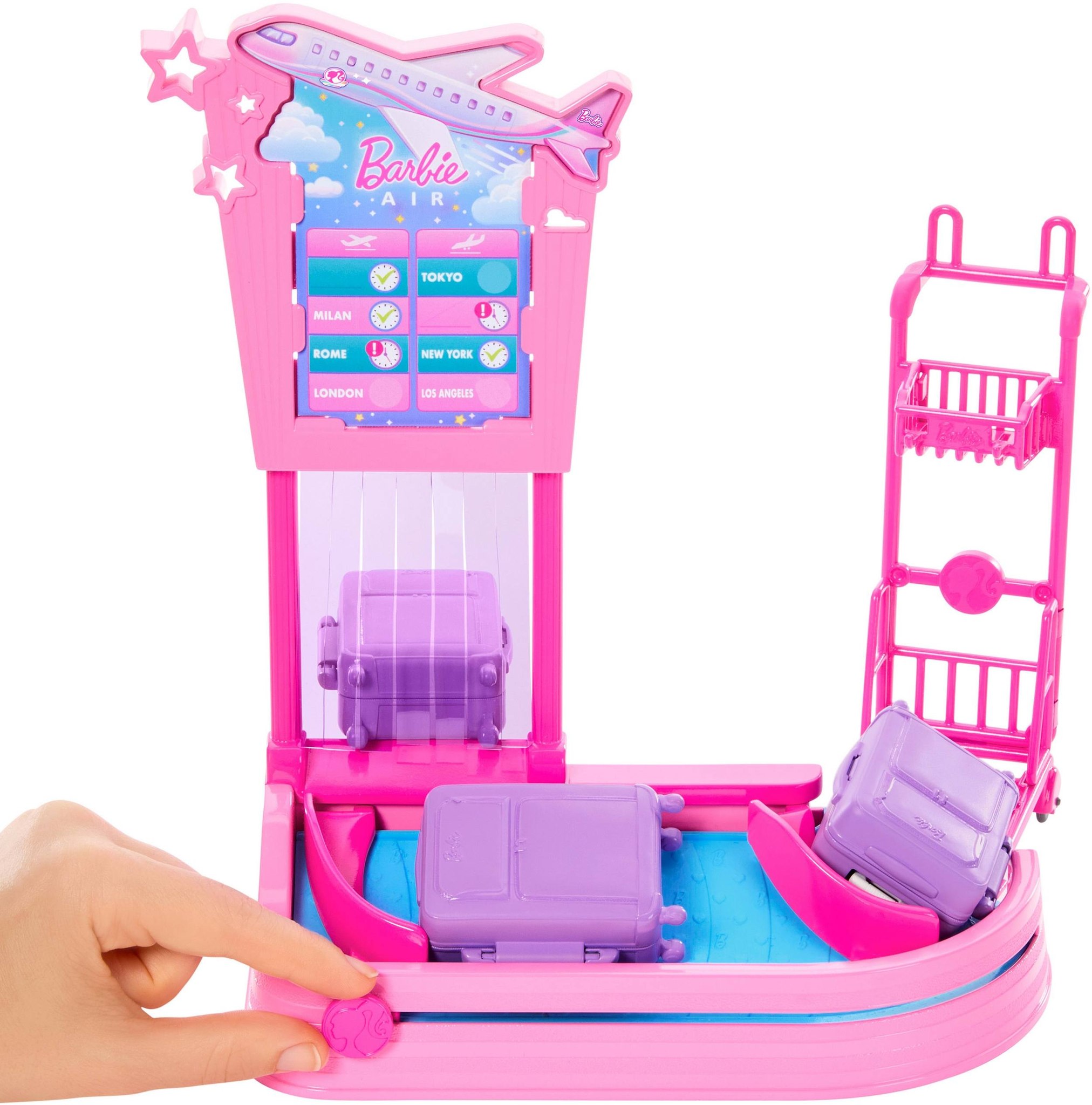 Barbie Family & Friends Baggage Claim Playset 2026 JMJ49