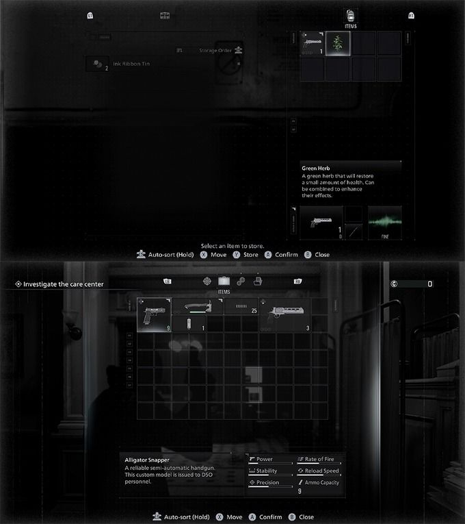 PlayStation Philippines | Grace inventory menu based on RE2 and RE3 and ...