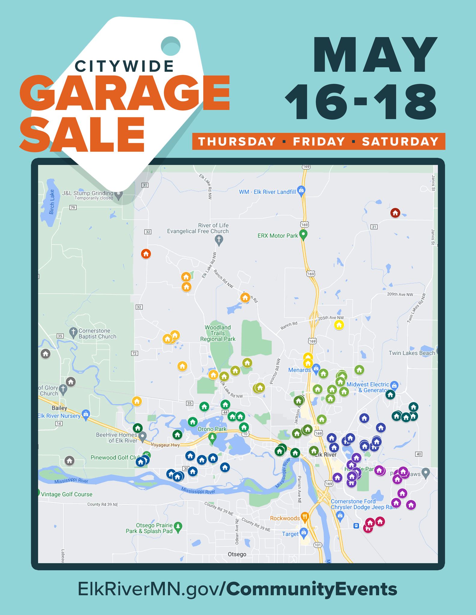 Plan your route before sales... - Elk River City Government