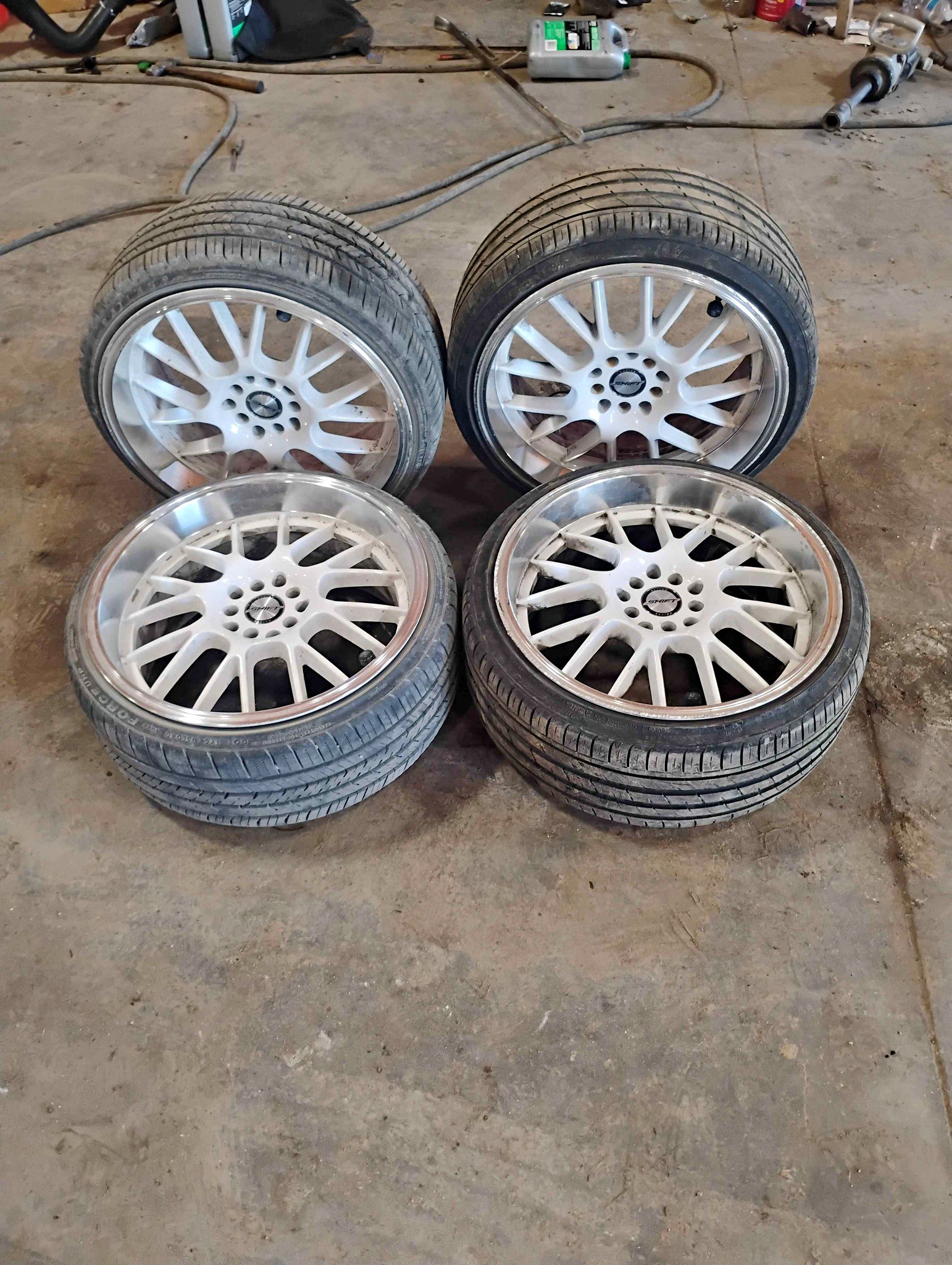 18 Inch Shift Rims and tires 2 195/35/R18 and 2 215/35ZR18 tires - Car ...