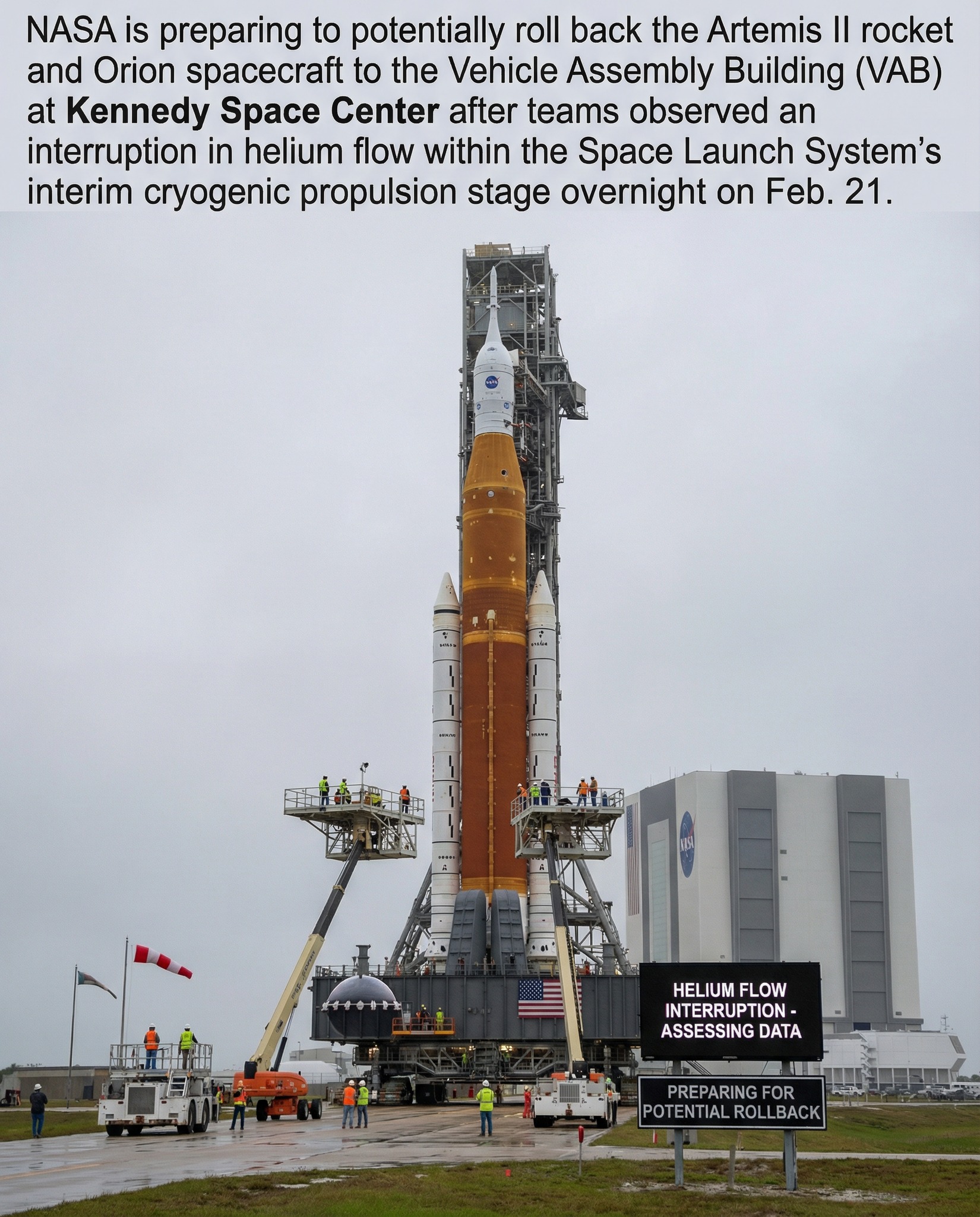 Space - NASA is preparing to potentially roll back the Artemis II ...