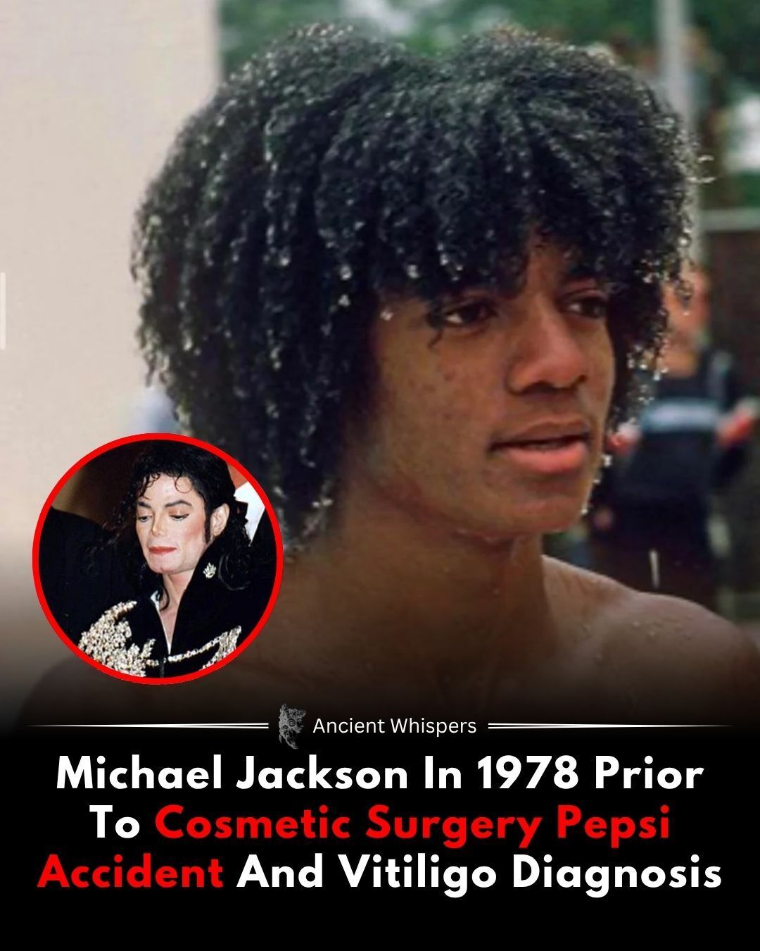 Michael Jackson's original look before surgery
