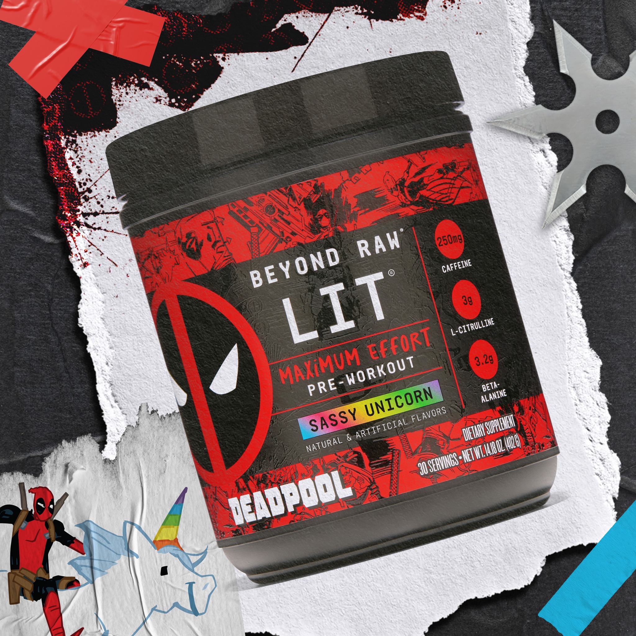 beyond raw l carnitine bodybuilding So excited for Deadpool, you can almost taste it? Limited-time flavor SASSY UNICORN LIT™ pre-workout just dropped from RAW®. Grab yours now at your local GNC or GNC.com. This flavor won't B12 Injections Dallas | Quantity:4x 500 g 2/19/2026