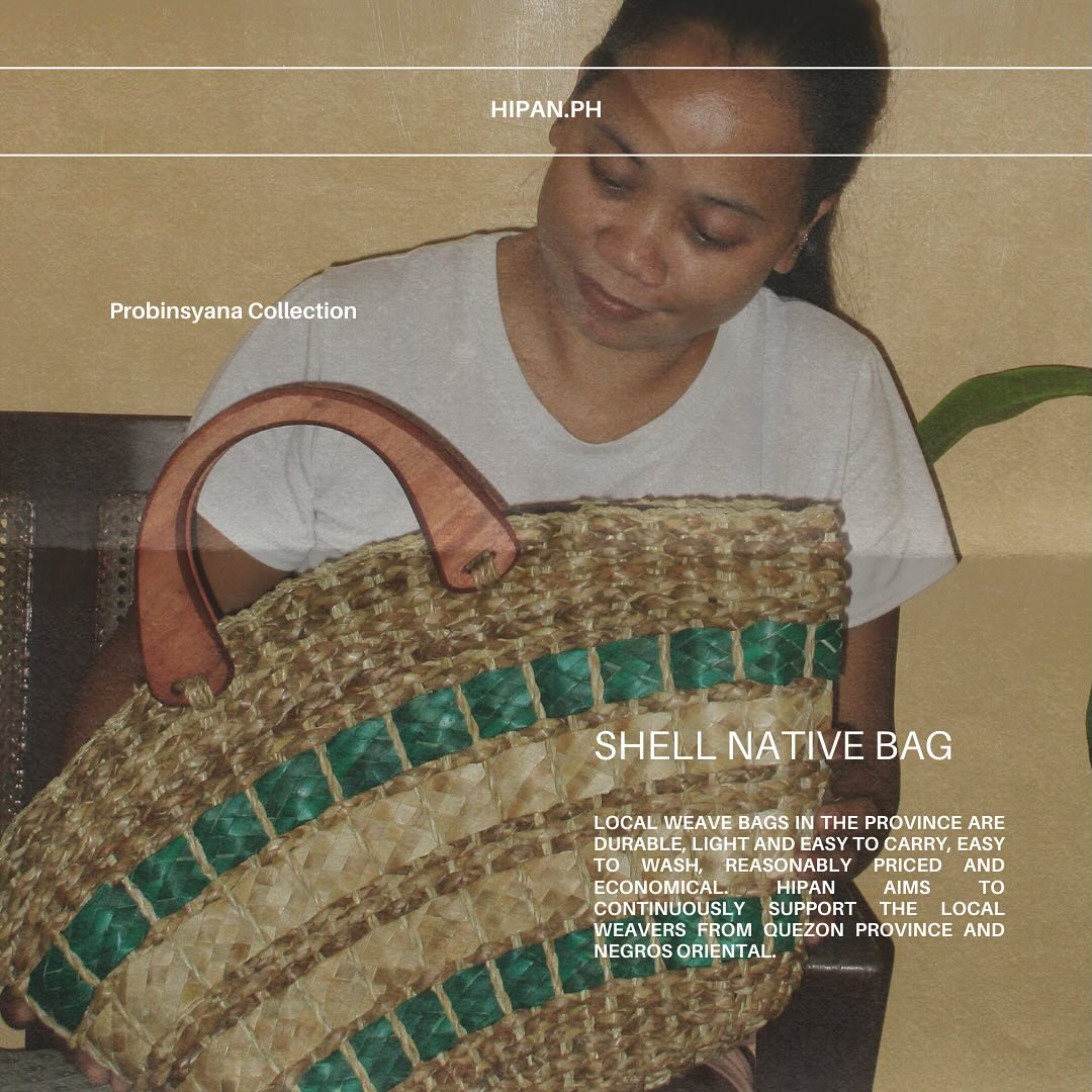 バッグ Handwoven Backpack using Pandan Leaves