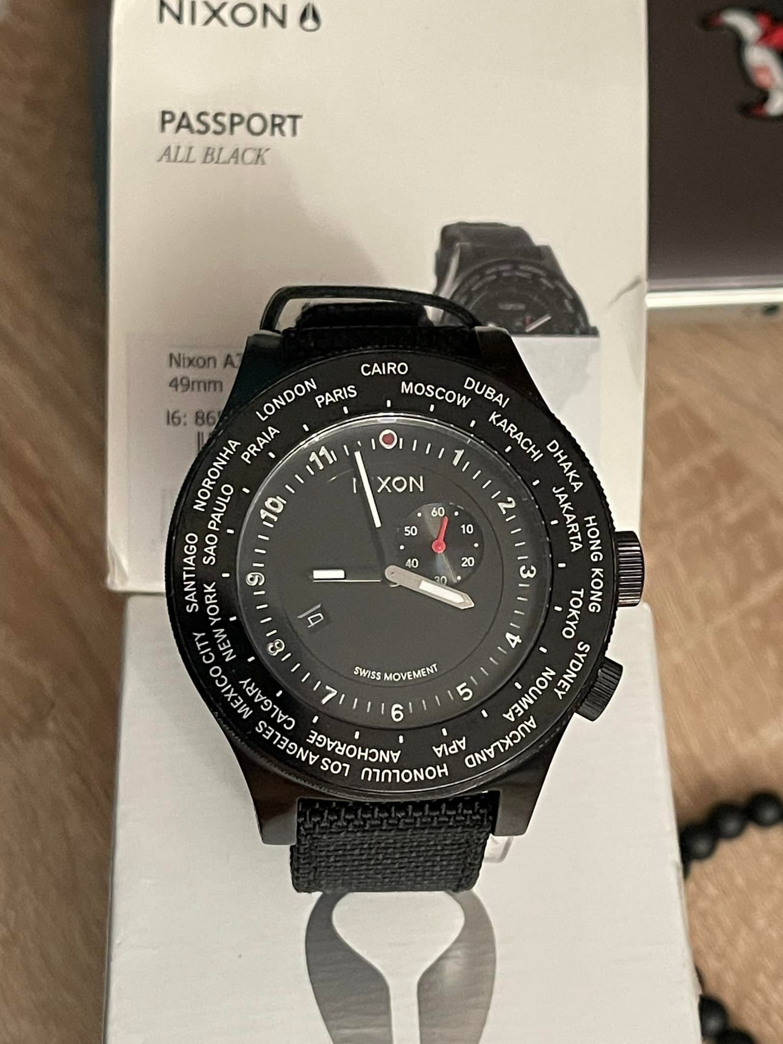 One of the best traveling watches ever , nixon the passport, with 