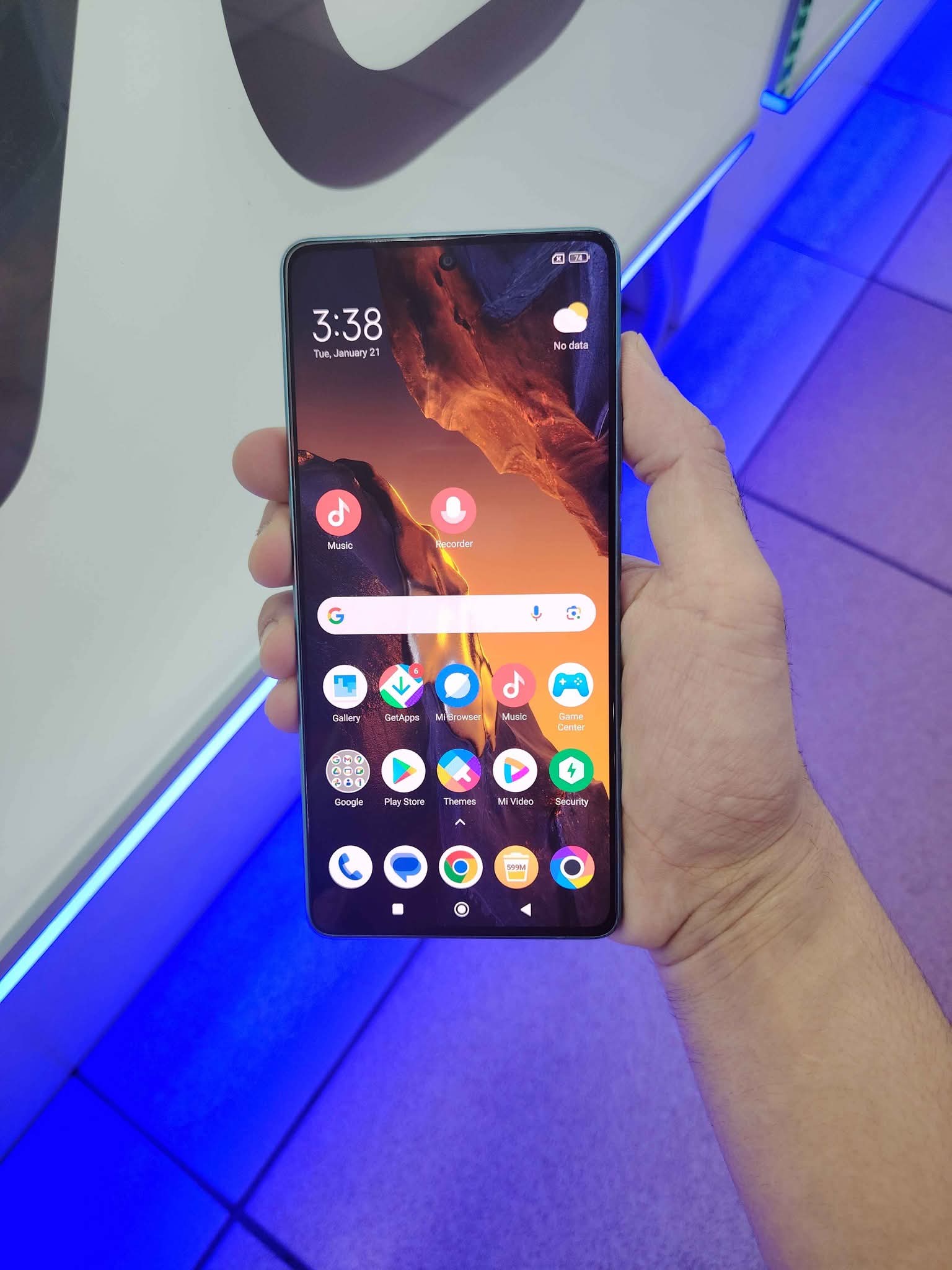 USED) POCO F5 256GB BLUE 5G BOX ✈️ TRADE-IN /JUAL PHONE Trade-in 