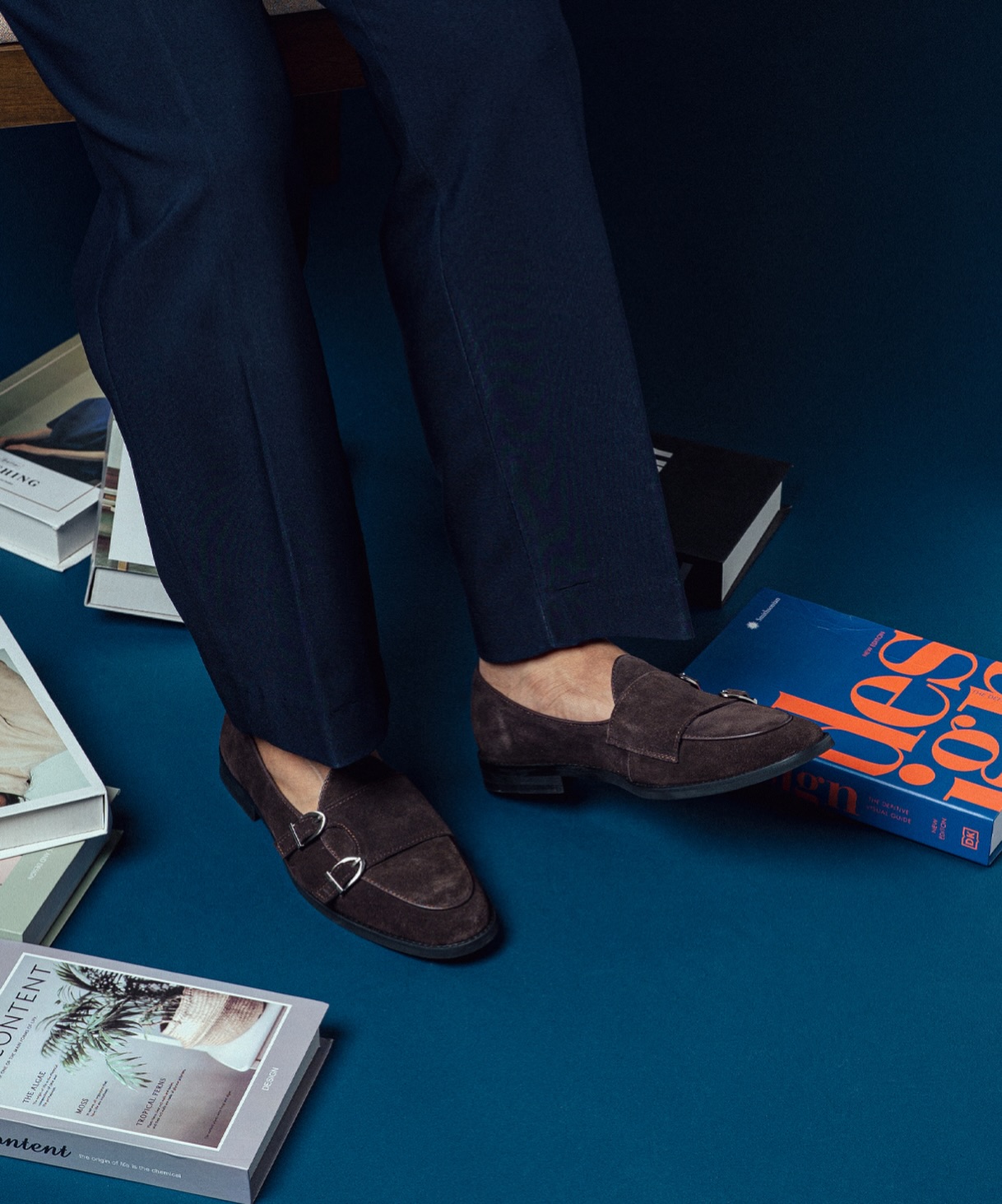 Zeve - The Bellmonk Loafer in tobacco brown suede features a refined ...