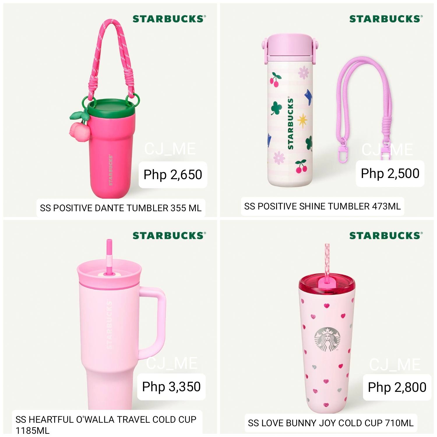 CJ_MEphgo Starbucks Korea Collections 2026 Pm to order ~ SS 