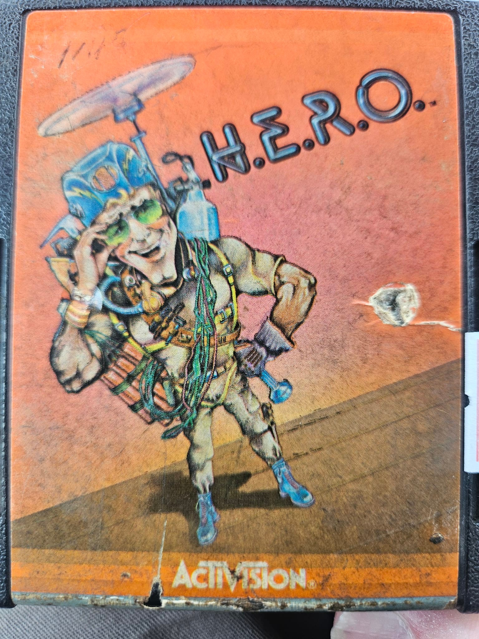 I just picked up H.E.R.O. I bought a lot of 60 Atari games for $60
