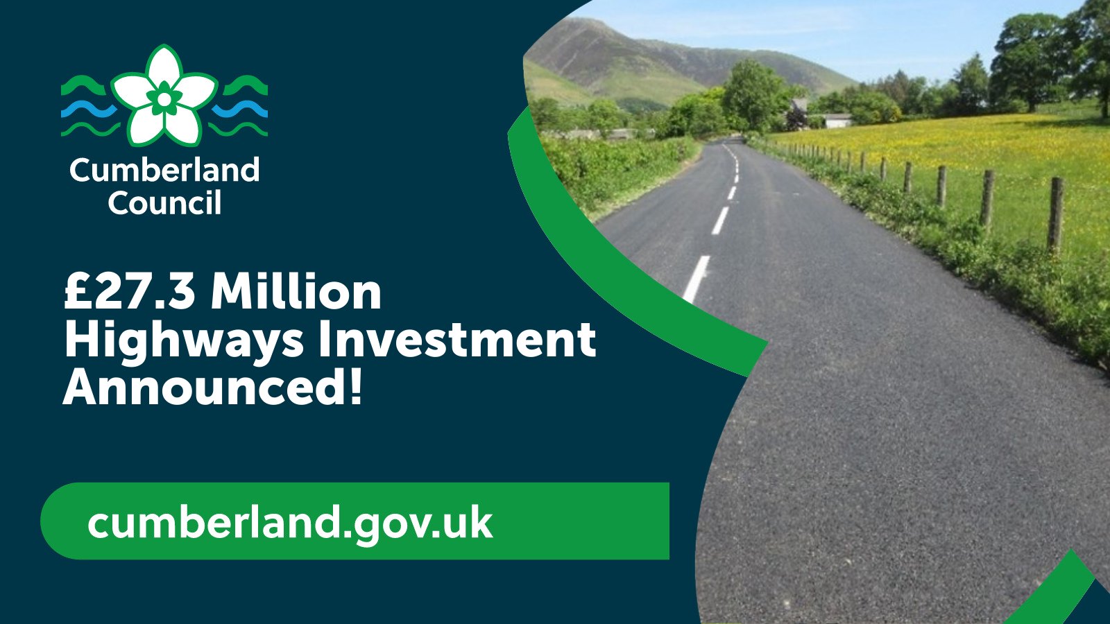 🚧 £27.3m Highways Investment... - Cumberland Council | Facebook