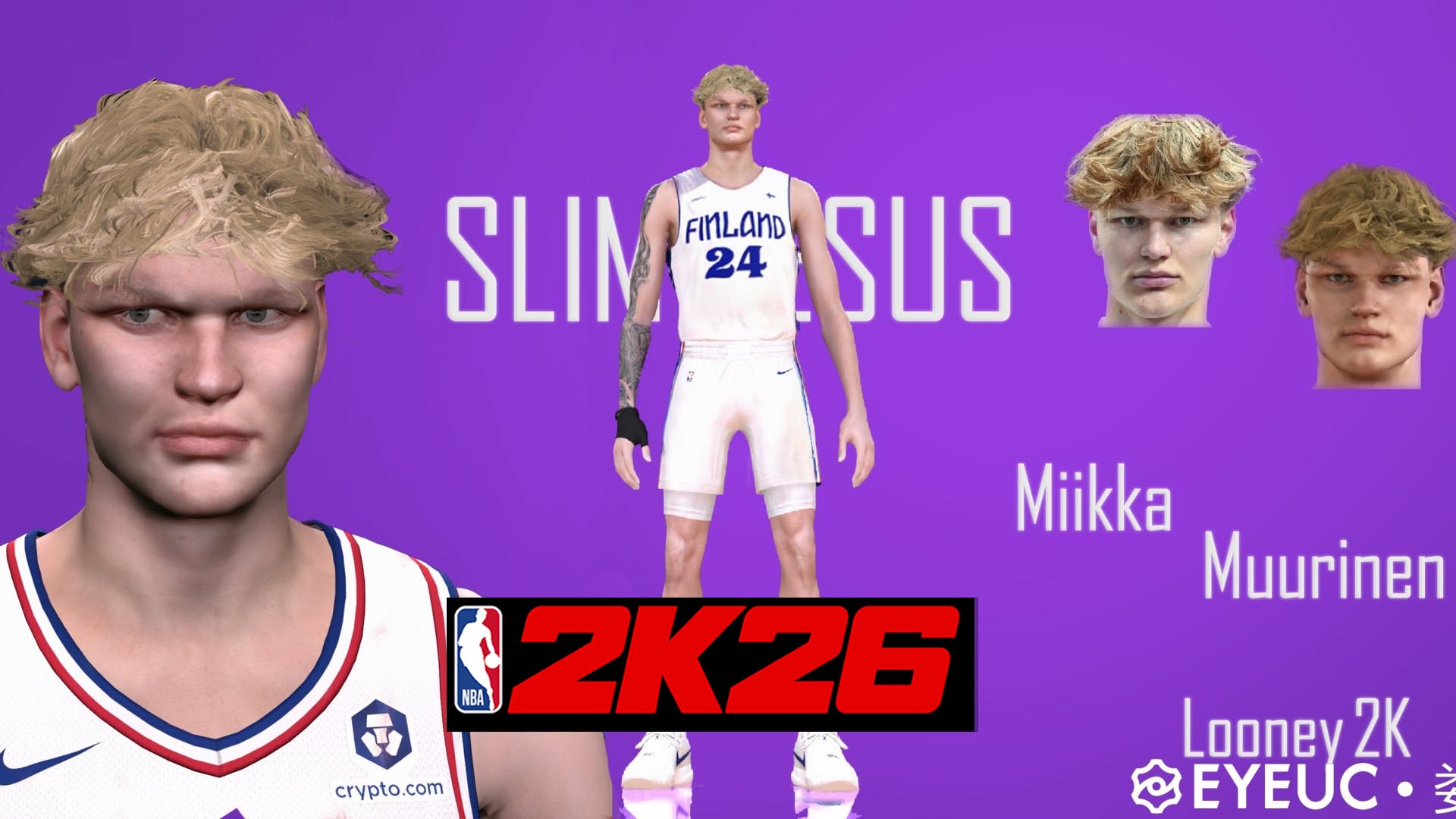 2kspecialist - NBA 2K26 Miikka Muurinen Cyberface (2026 Prospect)🔥 ...