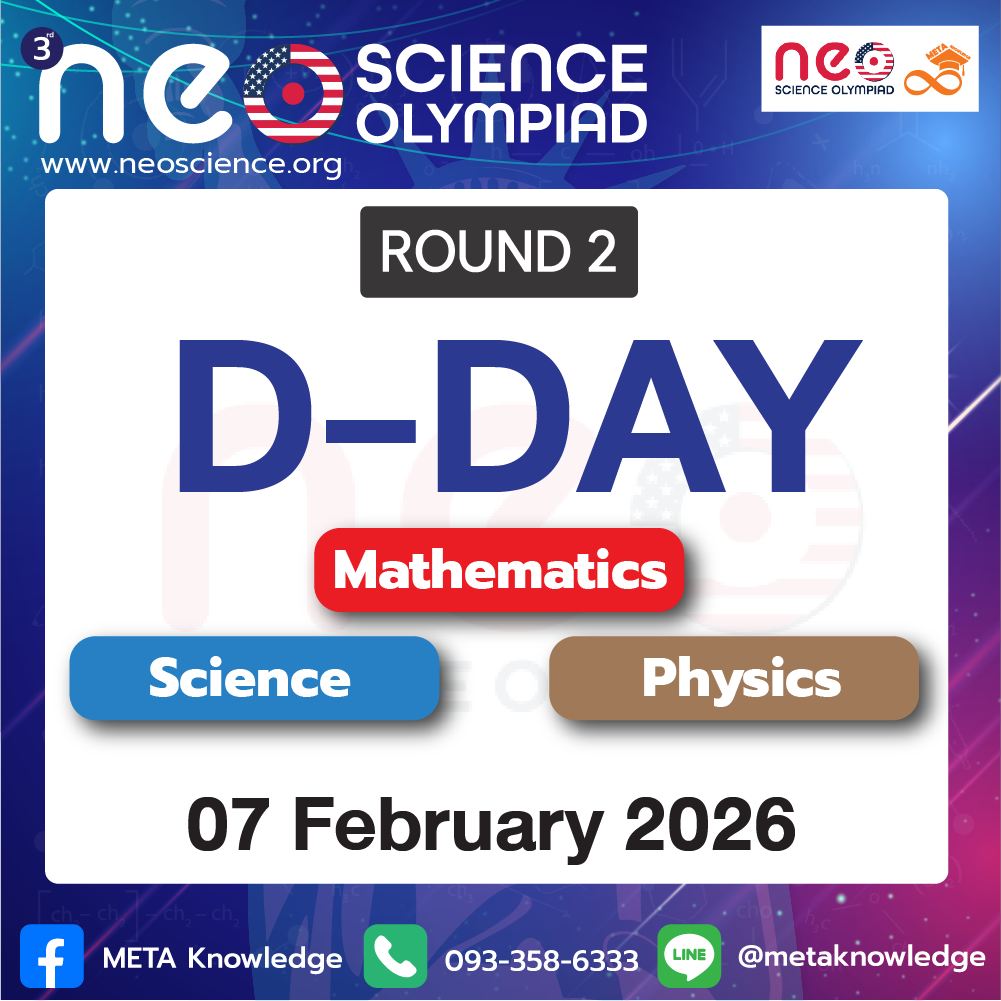 META Knowledge - 🌟 D-DAY 🌟 | 💻 Neo Science Olympiad 🎫 07... | Facebook