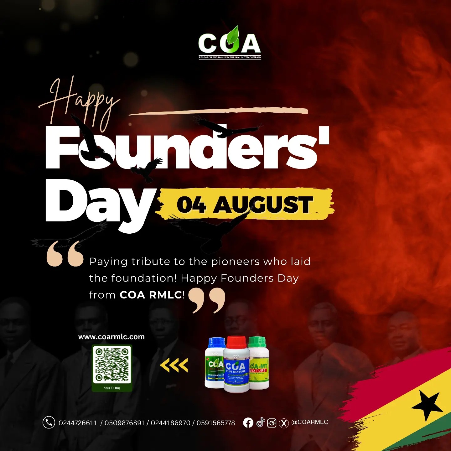 COA - Paying tribute to the pioneers who laid the foundation! Happy ...