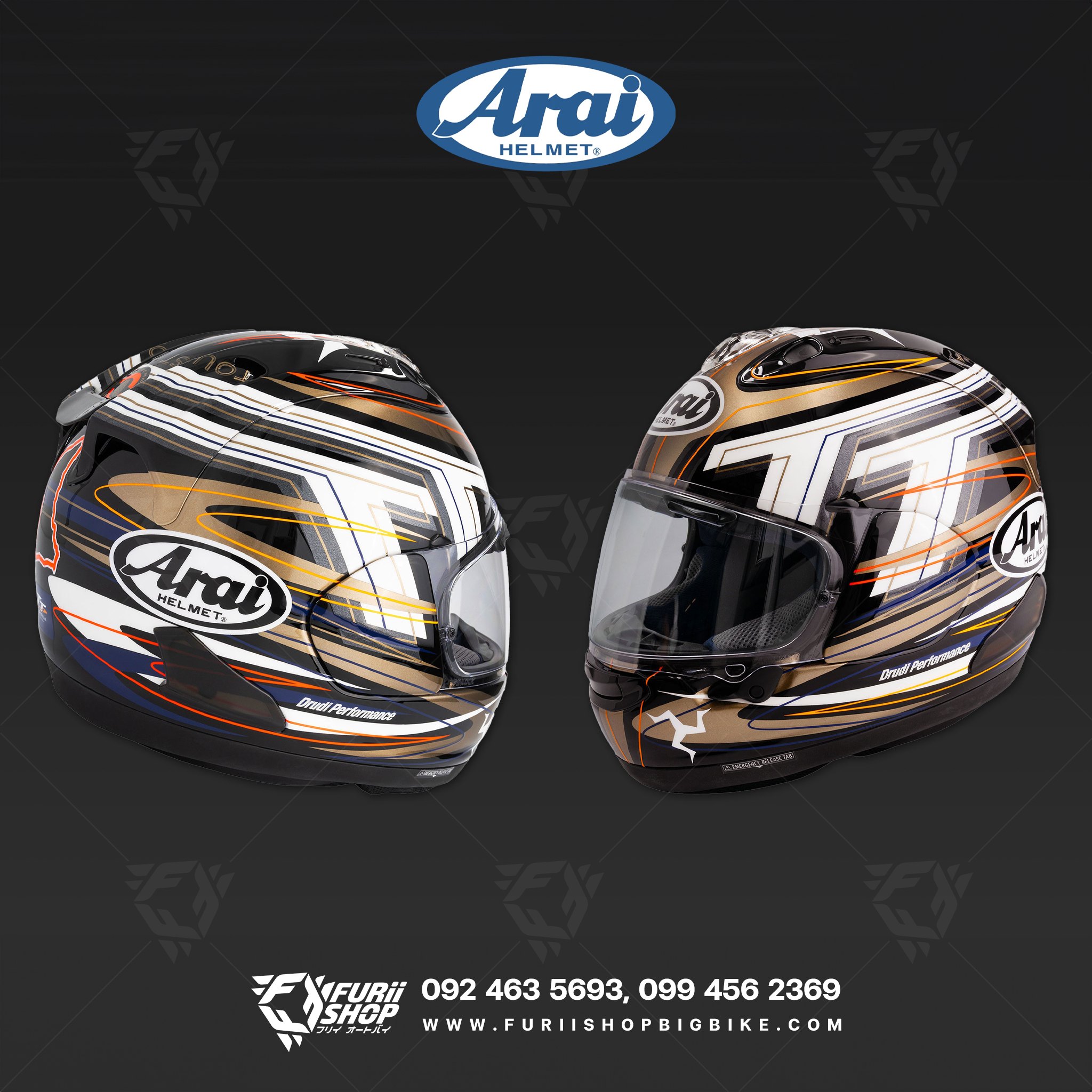 💜 พาส่องลายใหม่ปี 2026 💜 ลาย Spectre Violet บนหมวก Arai RX-7V Evo . 🟣 ...
