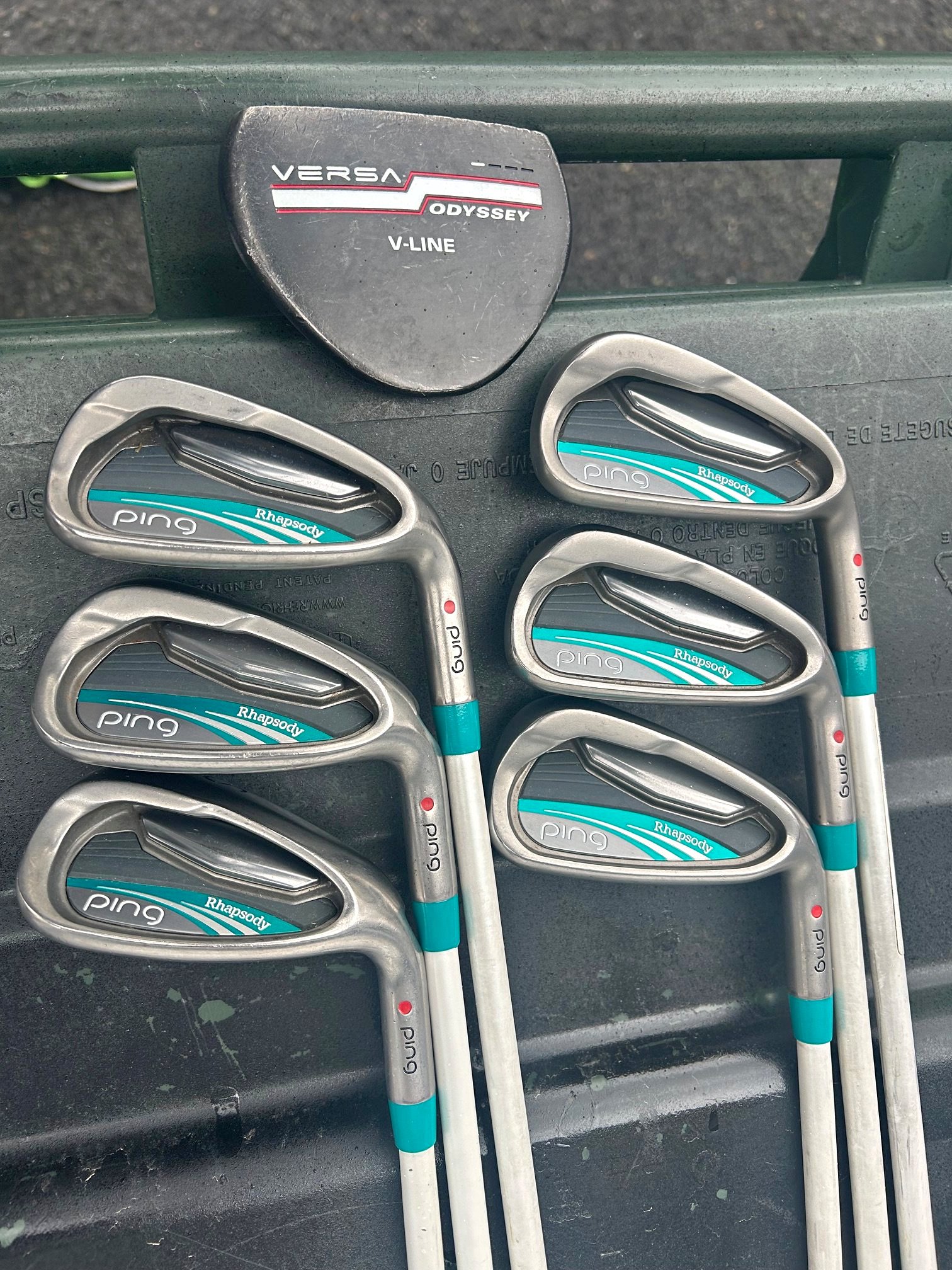 Ping Golf Ping Rhapsody Womens iron set red dot ULT 220 lite graphite ...