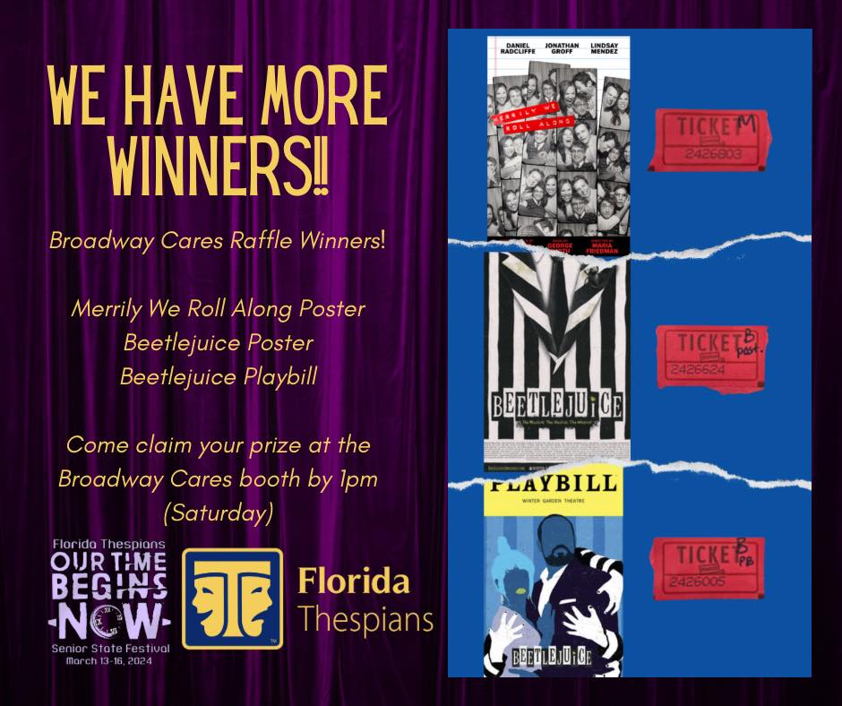 Congratulations to the winners... - Florida State Thespians | Facebook