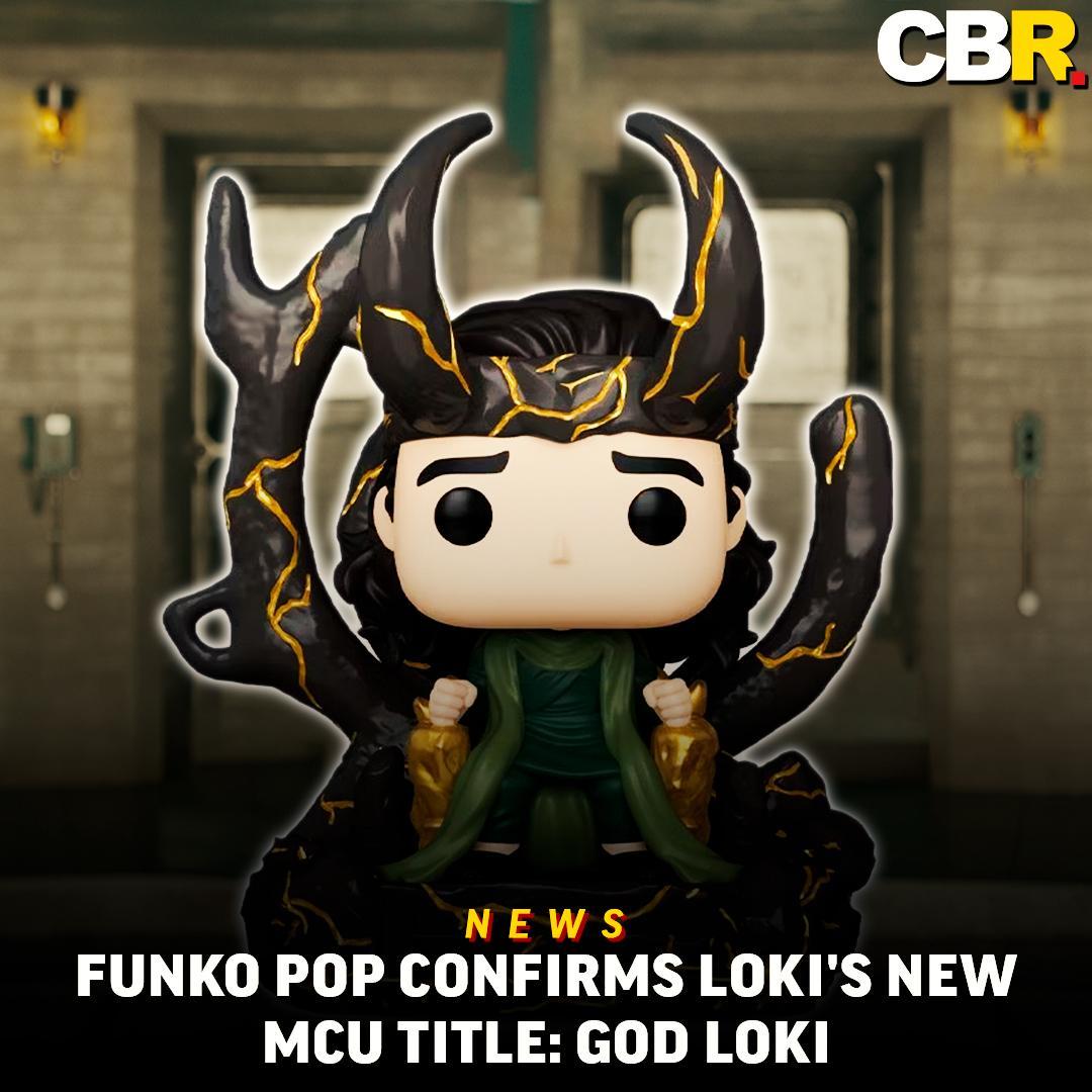 Tom Hiddleston signs a giant “Loki” Funko Pop in New York 