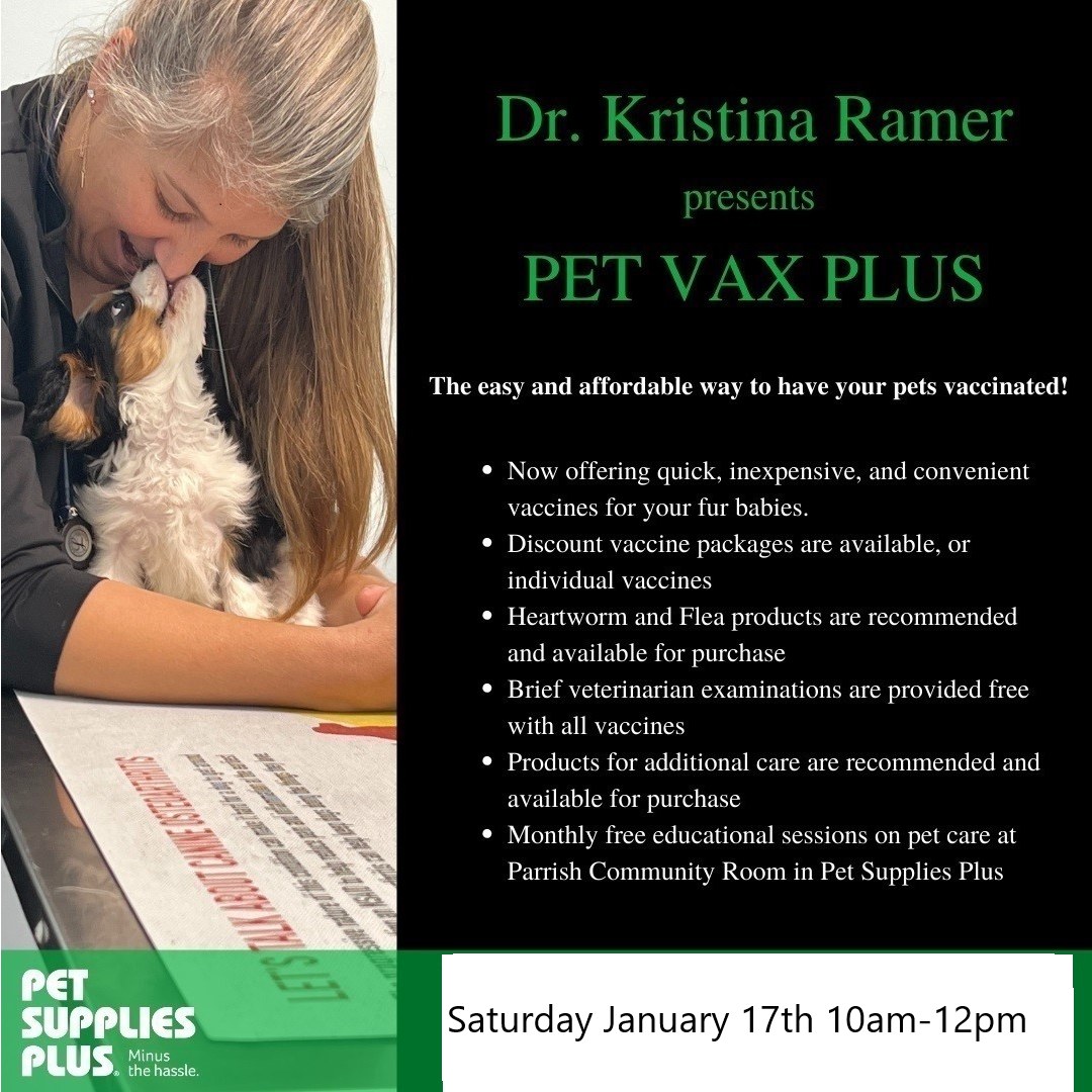 Dr. Kristina Ramer - Pet... - Pet Supplies Plus - Parrish, FL | Facebook