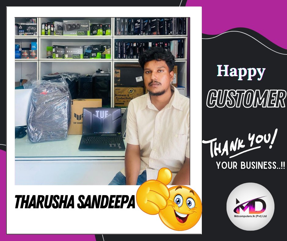 Mdcomputers.lk - MD COMPUTER HAPPY CUSTOMER ️ ️ තරුෂ... | Facebook