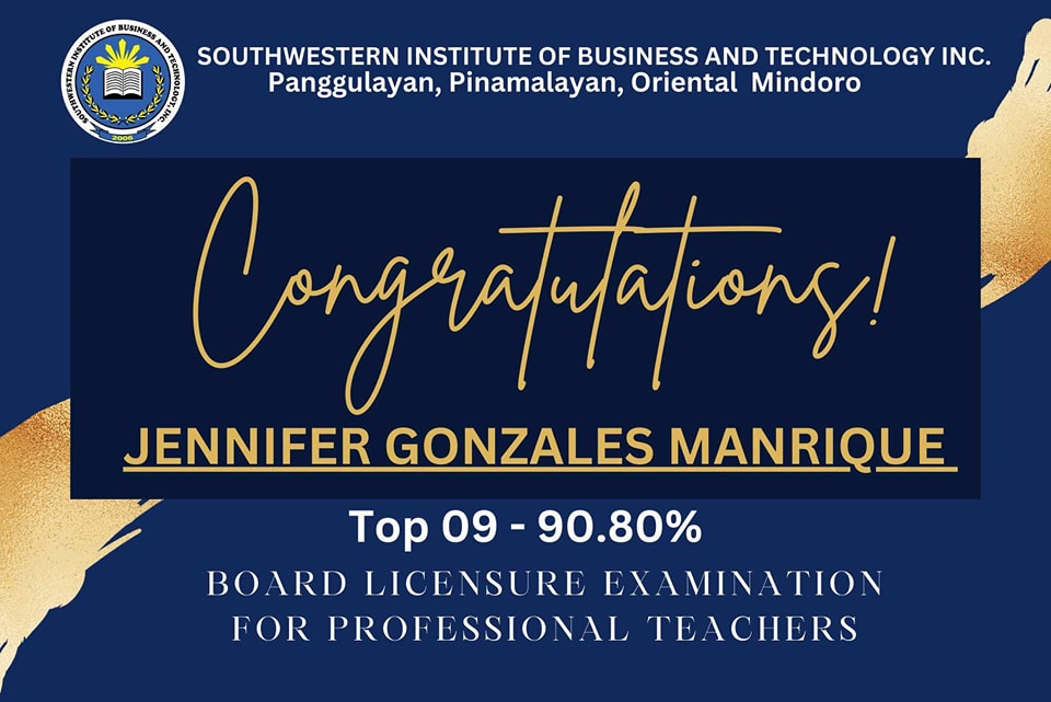 CHED MIMAROPA - Congratulations to SIBTECH! Mabuhay!