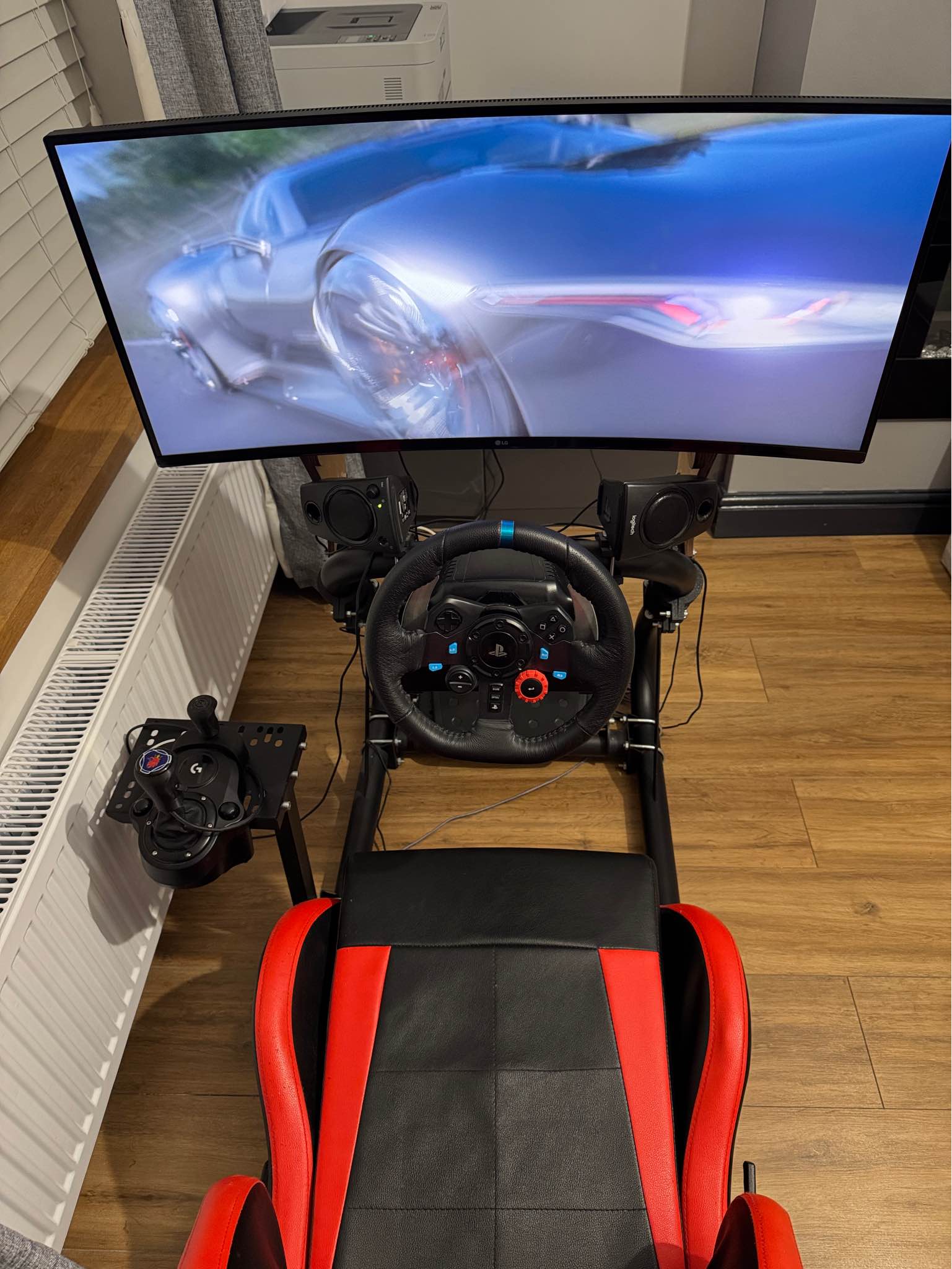 Racing sim simulator rig PS5 Logitech - Office Chairs - Preston ...