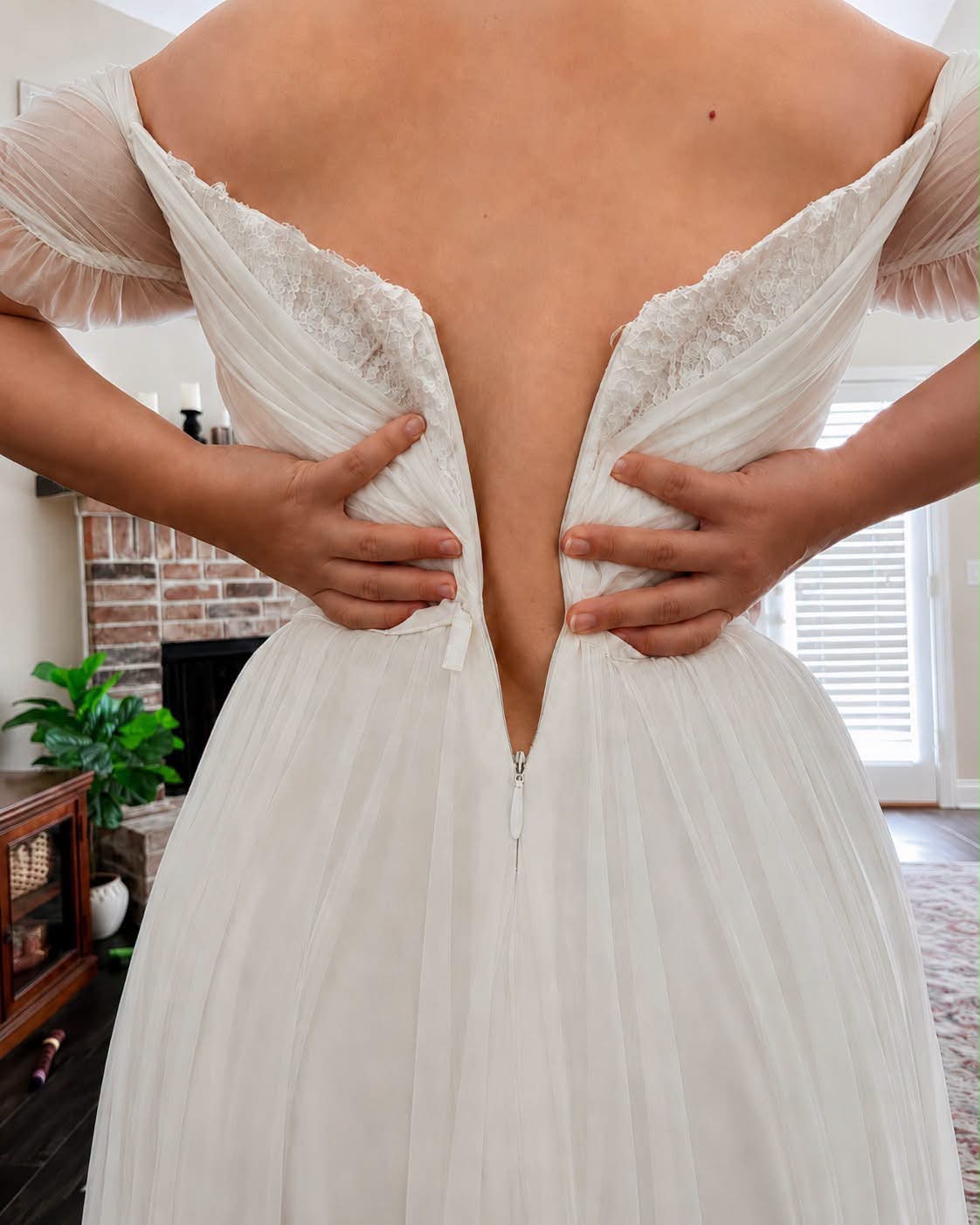 how to fix a low cut wedding dress quickly or alter that doesn't fit? Made To Order Sizes:AU S/8 Neckline JMD14881 Women's Black Cut-out maxi