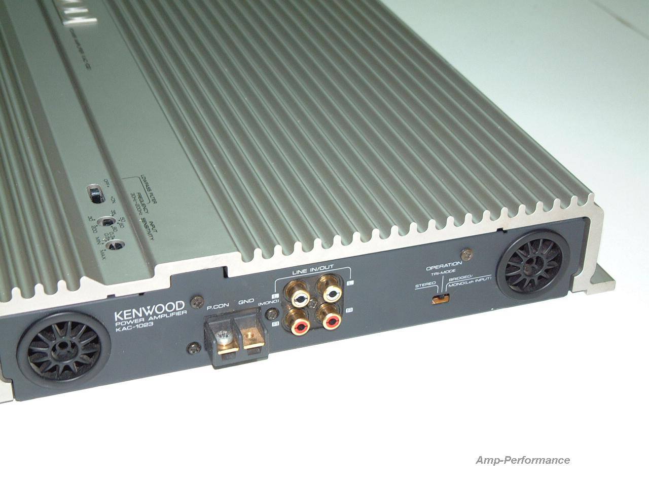 KENWOOD ケンウッド カーオーディオ パワーアンプ KAC-1023 KENWOOD KAC-1023 (Made in Japan) circa 1992 Rated Power Output: 2