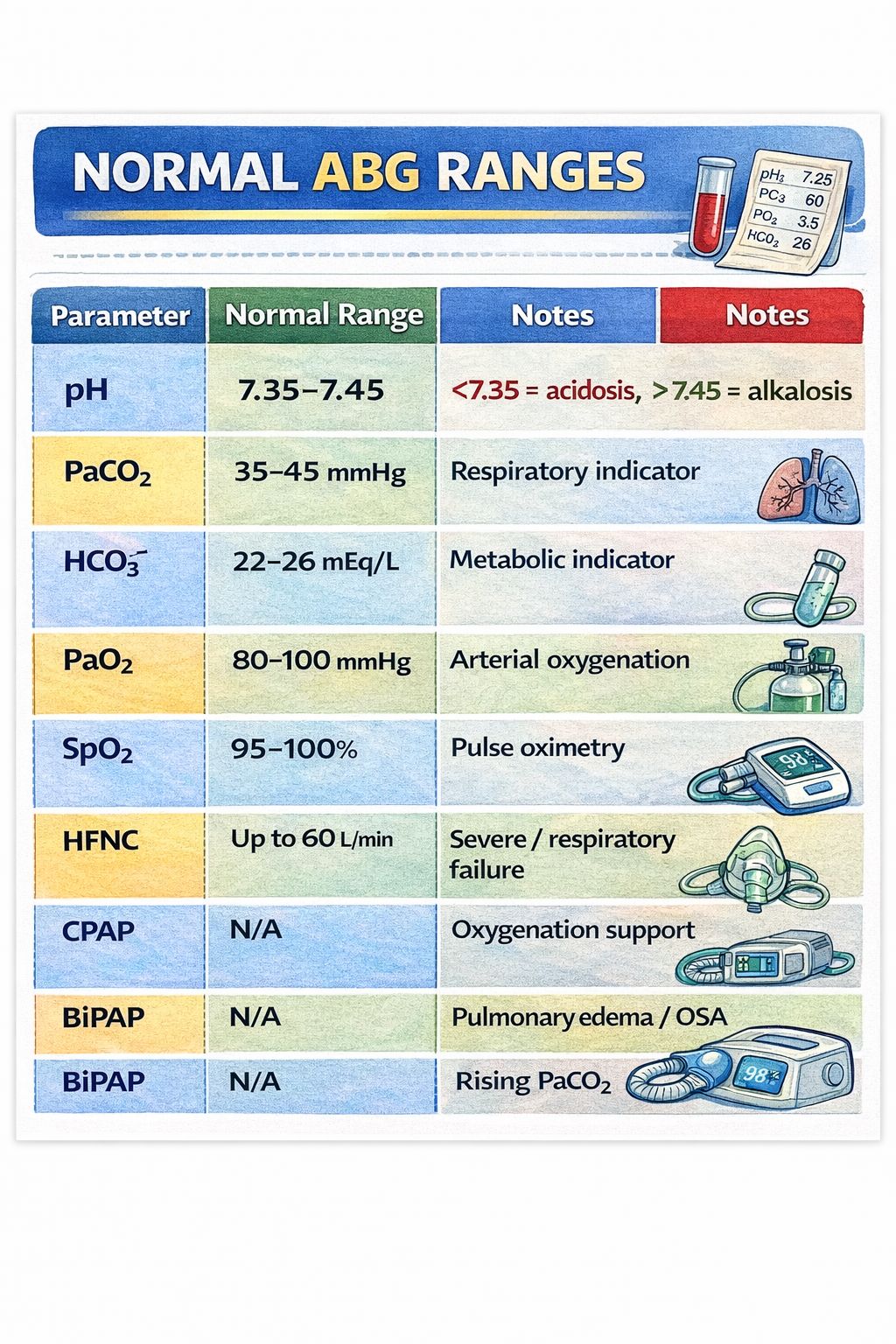 Nurse Ndifon - ARTERIAL BLOOD GASES 1️⃣ What Are ABGs?... | Facebook