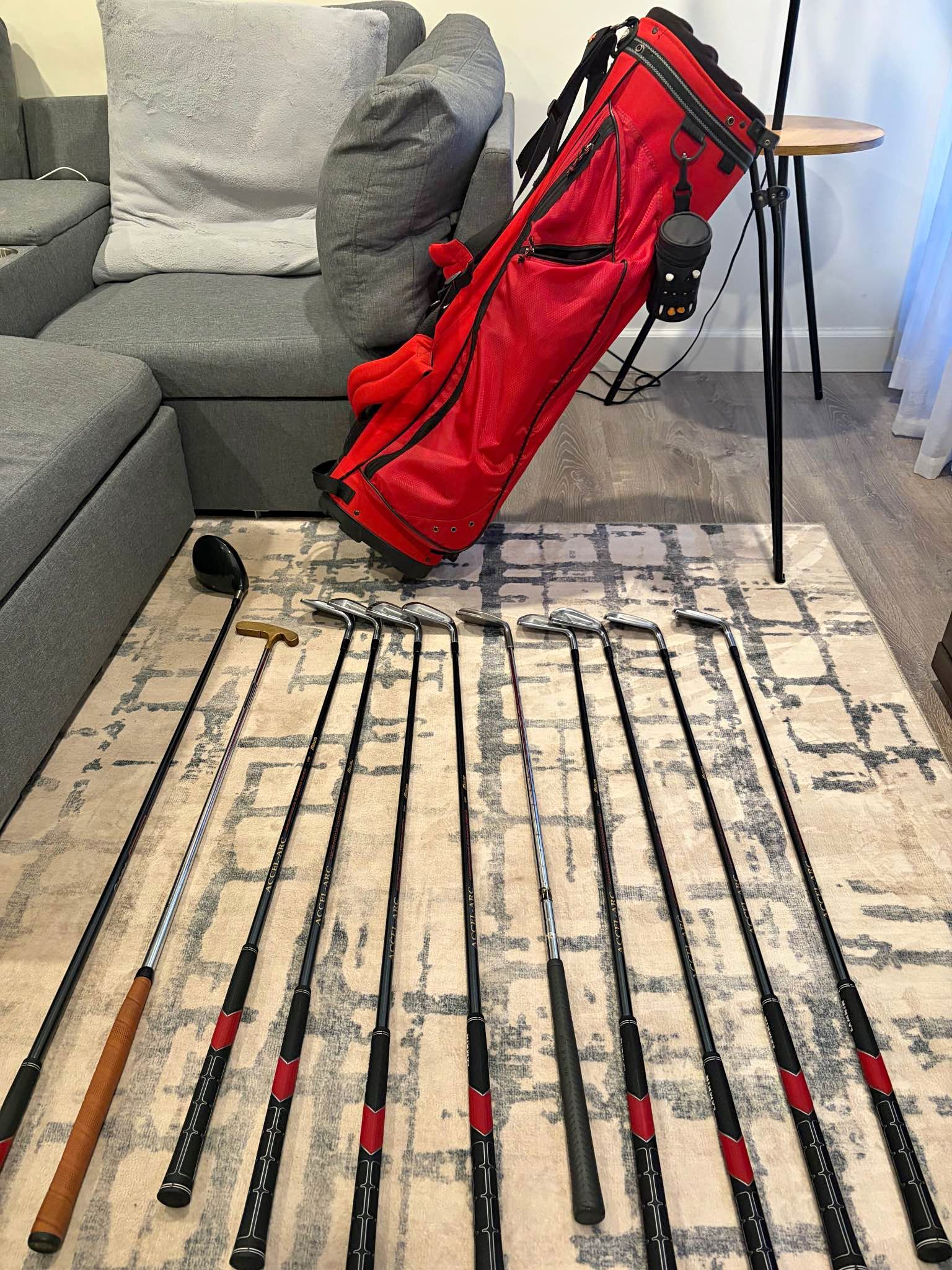 Complete Golf Set – Mizuno Irons + TaylorMade Driver + Stand Bag – $120 ...