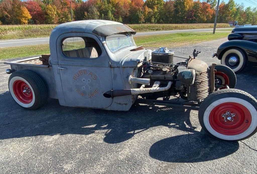 Clasiq - This 1937 GMC Rat Rod features a Gray/Ppatina exterior with a ...