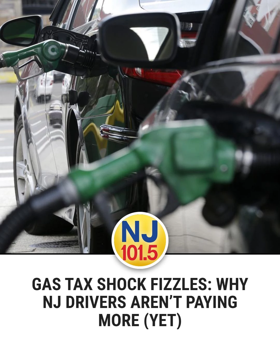 Despite an increase in the state's gas... - New Jersey 101.5 | Facebook
