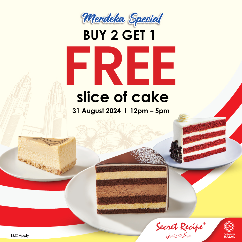 Celebrate Merdeka with a sweet... - Secret Recipe Malaysia