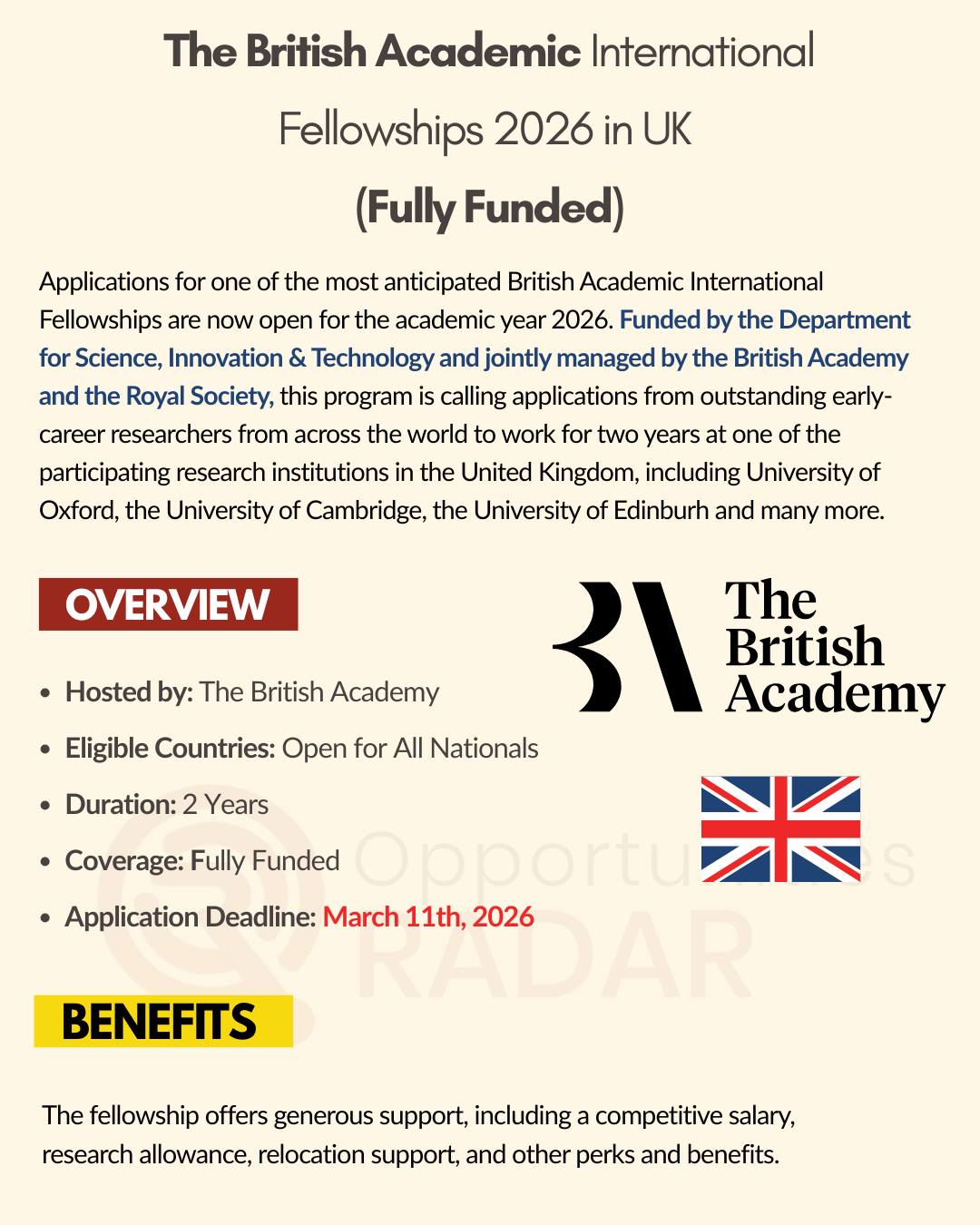 Youth - The British Academic International Fellowships 2026 in the UK ...