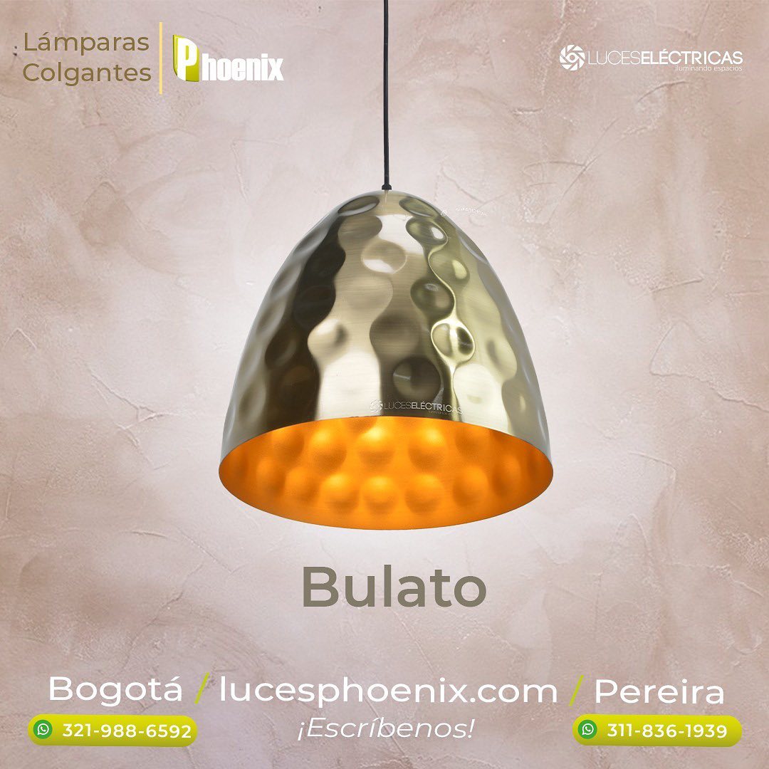 LucesPhoenix - Nuestra BULATO en color dorado envejecido,... | Facebook