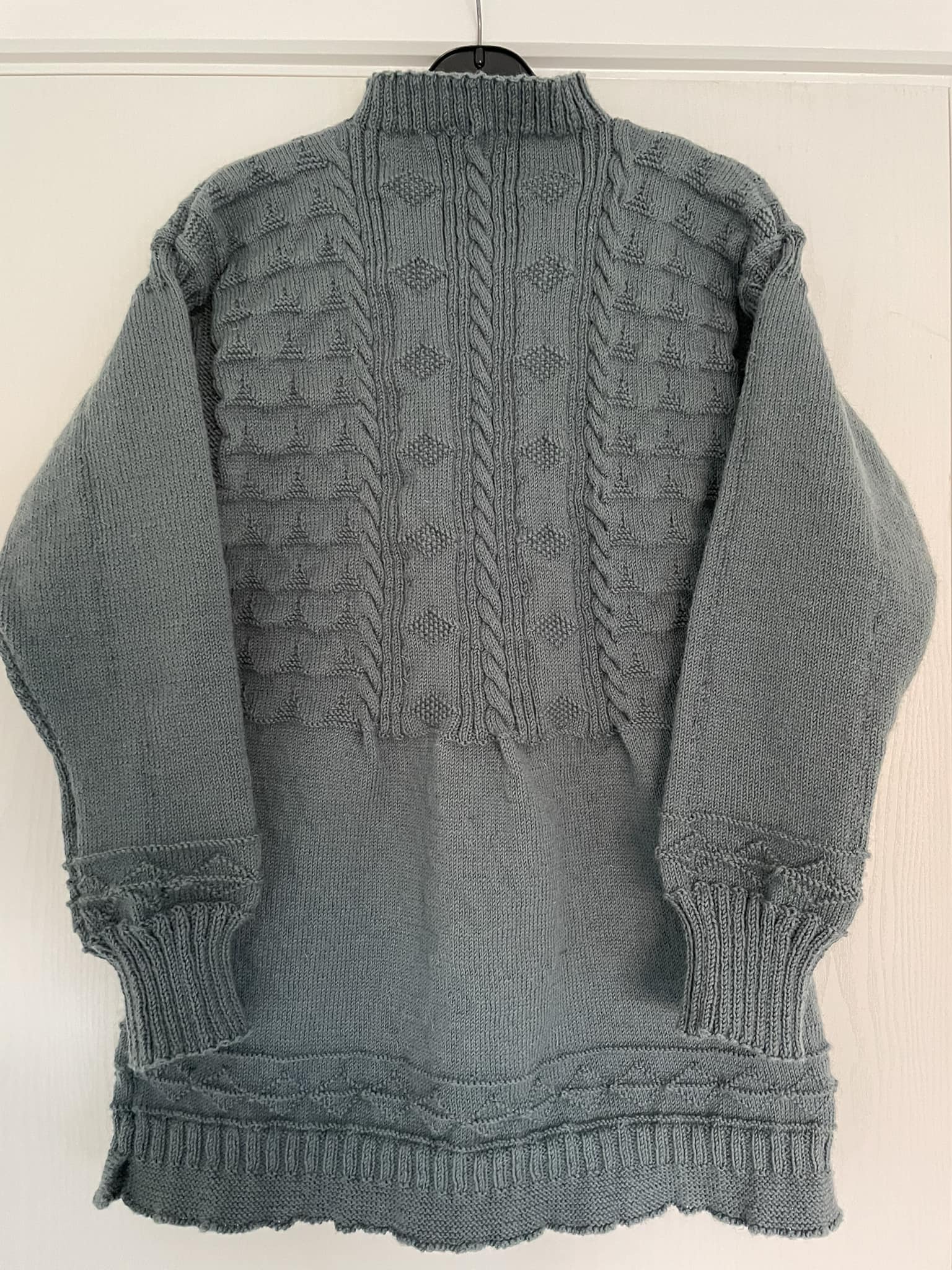 Cordova-inspired gansey finished after 14 months