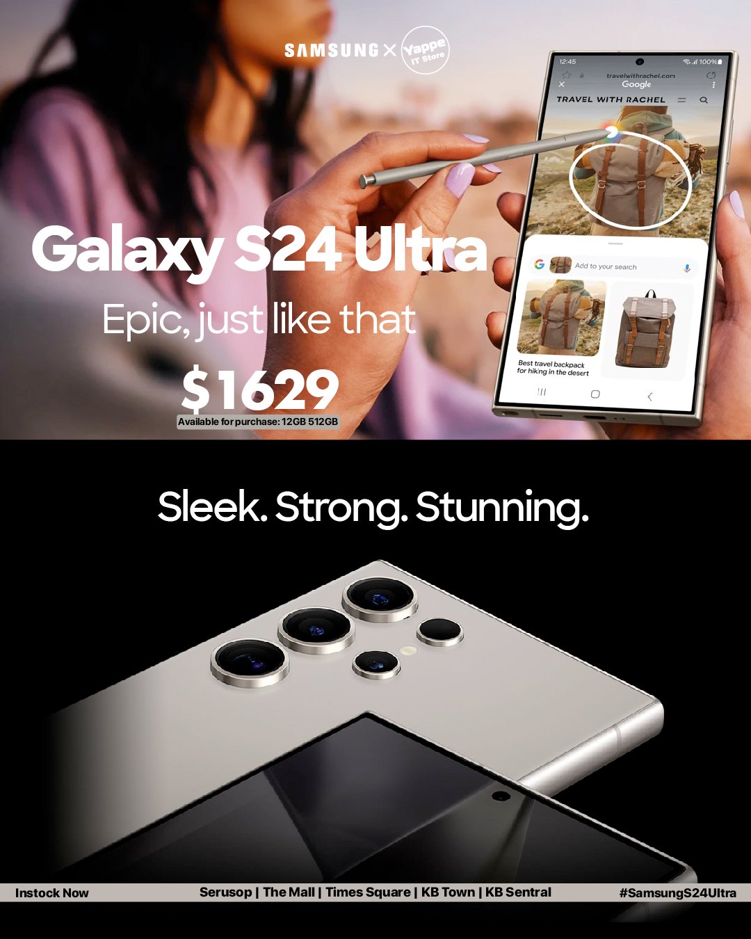 Yappe Store - Samsung S24 Ultra • 12GB 512GB | Titanium... | Facebook