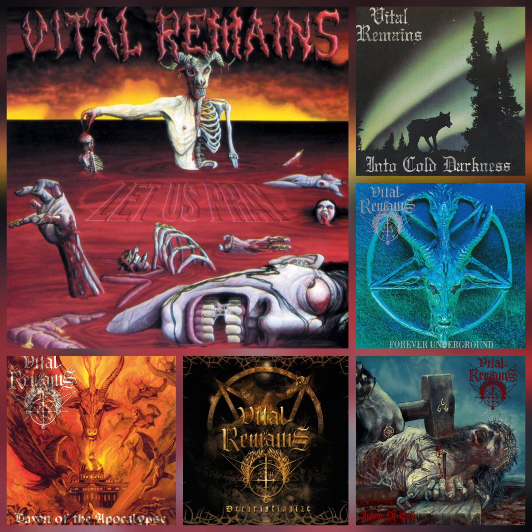 Dean Arnold from Vital Remains ripping through his solos on the album!