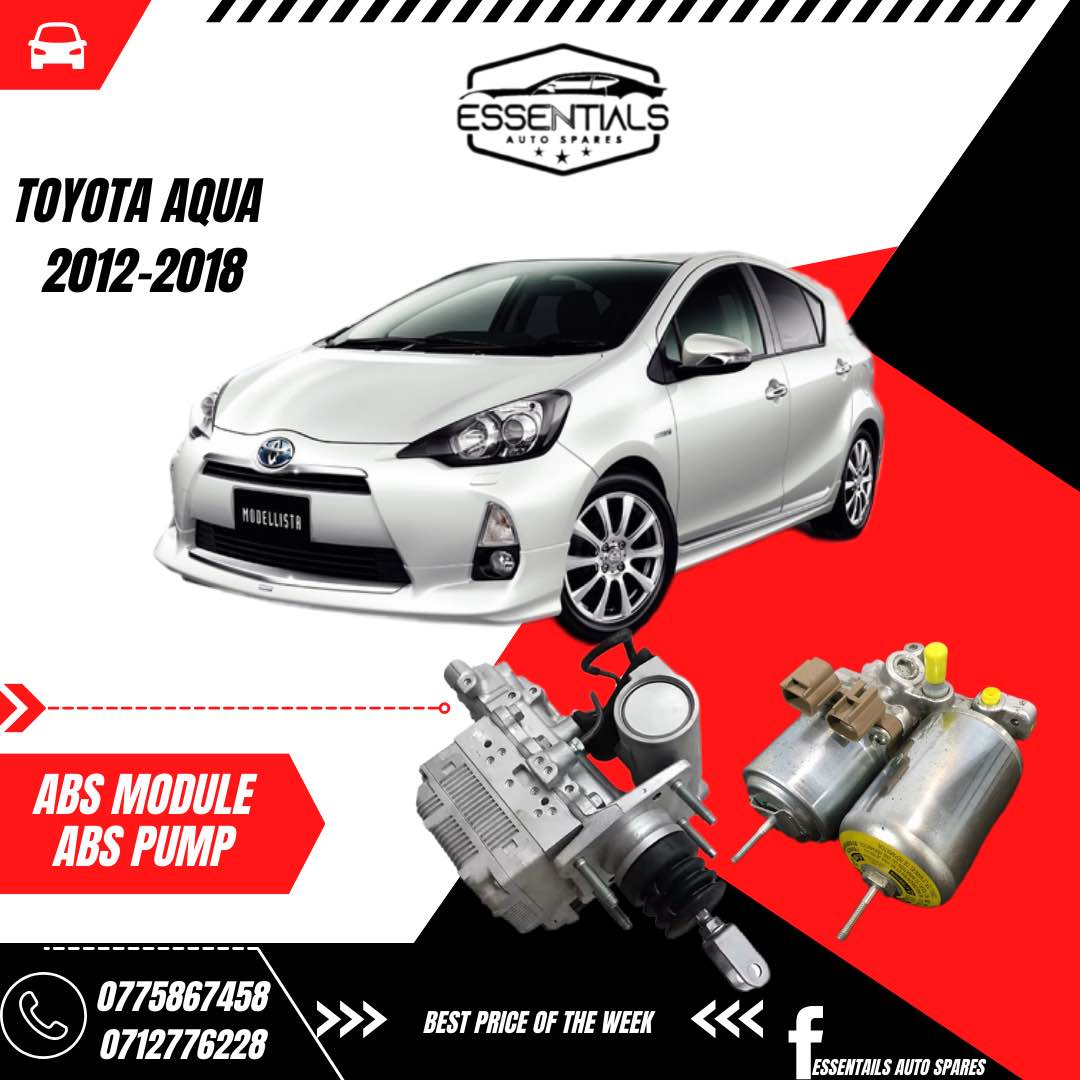 All Toyota Aqua from 2012 upto 2018 Spares Now Available