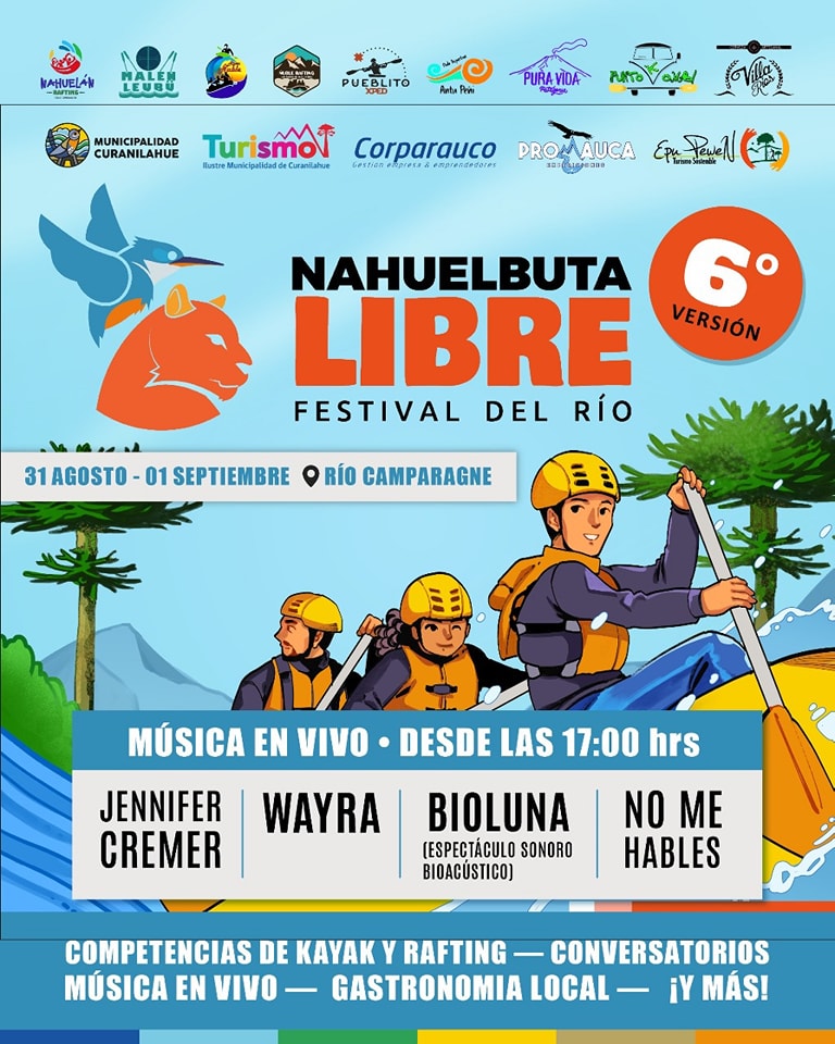 Municipalidad de Curanilahue - 🎸 LINE UP MUSICAL | Festival del Río ...