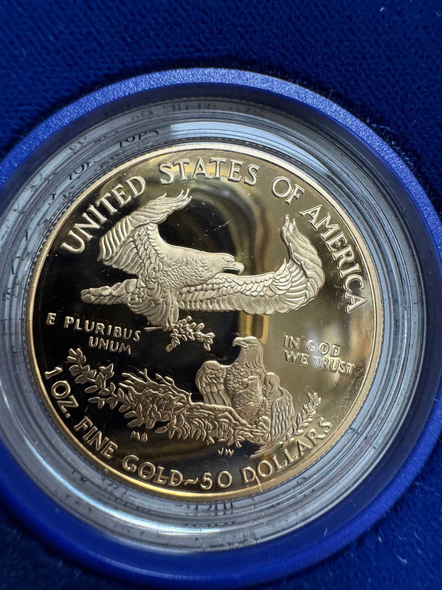 1996-W 1 oz Gold American Eagle Proof strike $5400 Comes with box 