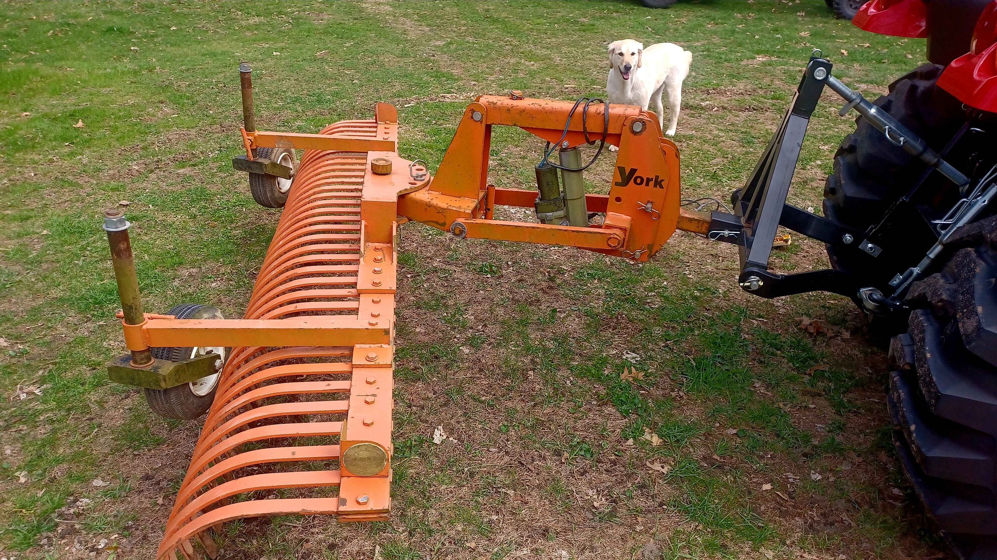 8-Foot Landscape Rake SUV/ Electric-Hydraulic with Remote / Heavy Duty ...
