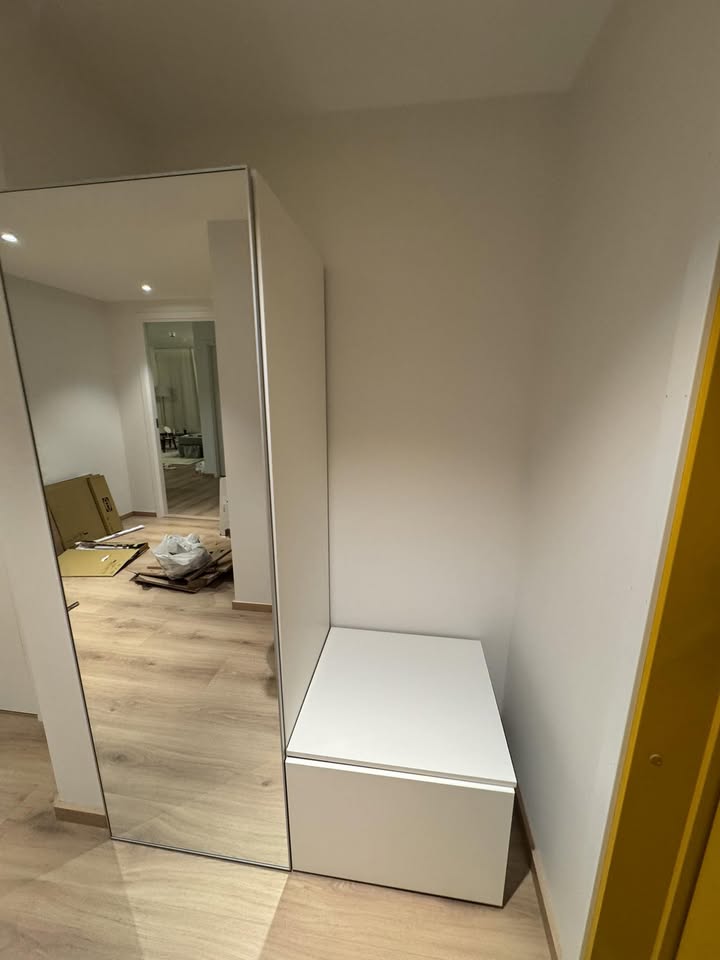 IKEA PLATSA; The width of Platza cabinets is not 60 cm. They are actually 60.1 cm! Who cares? Well, I do! When you have a space of 3 meters and plan to