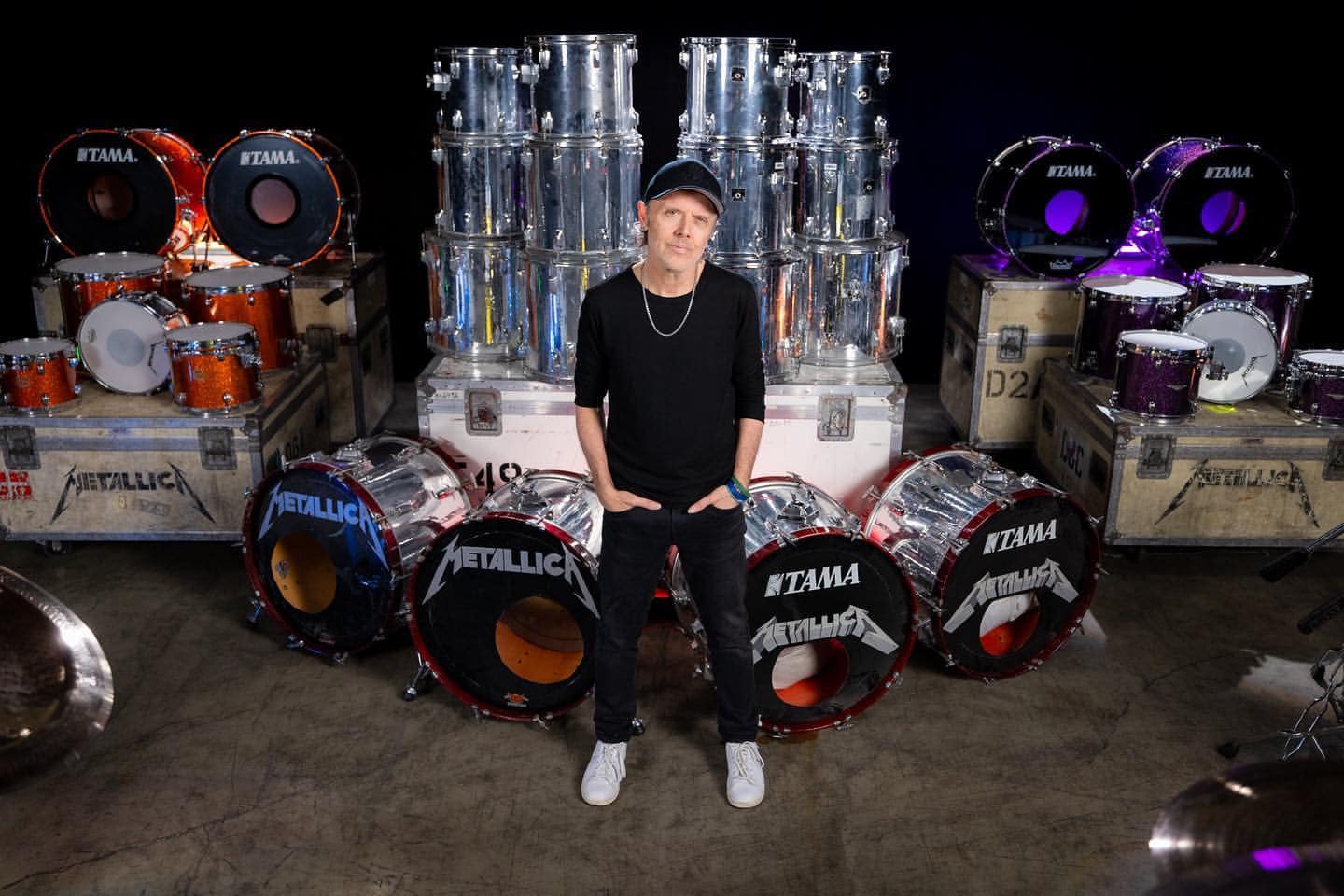 Batterie miniature Tama Lars Ulrich Metallica le cadeau idéal pour batteur et fan de rock Batterie miniature Tama Lars Ulrich Metallica le cadeau idéal pour batteur et fan de rock