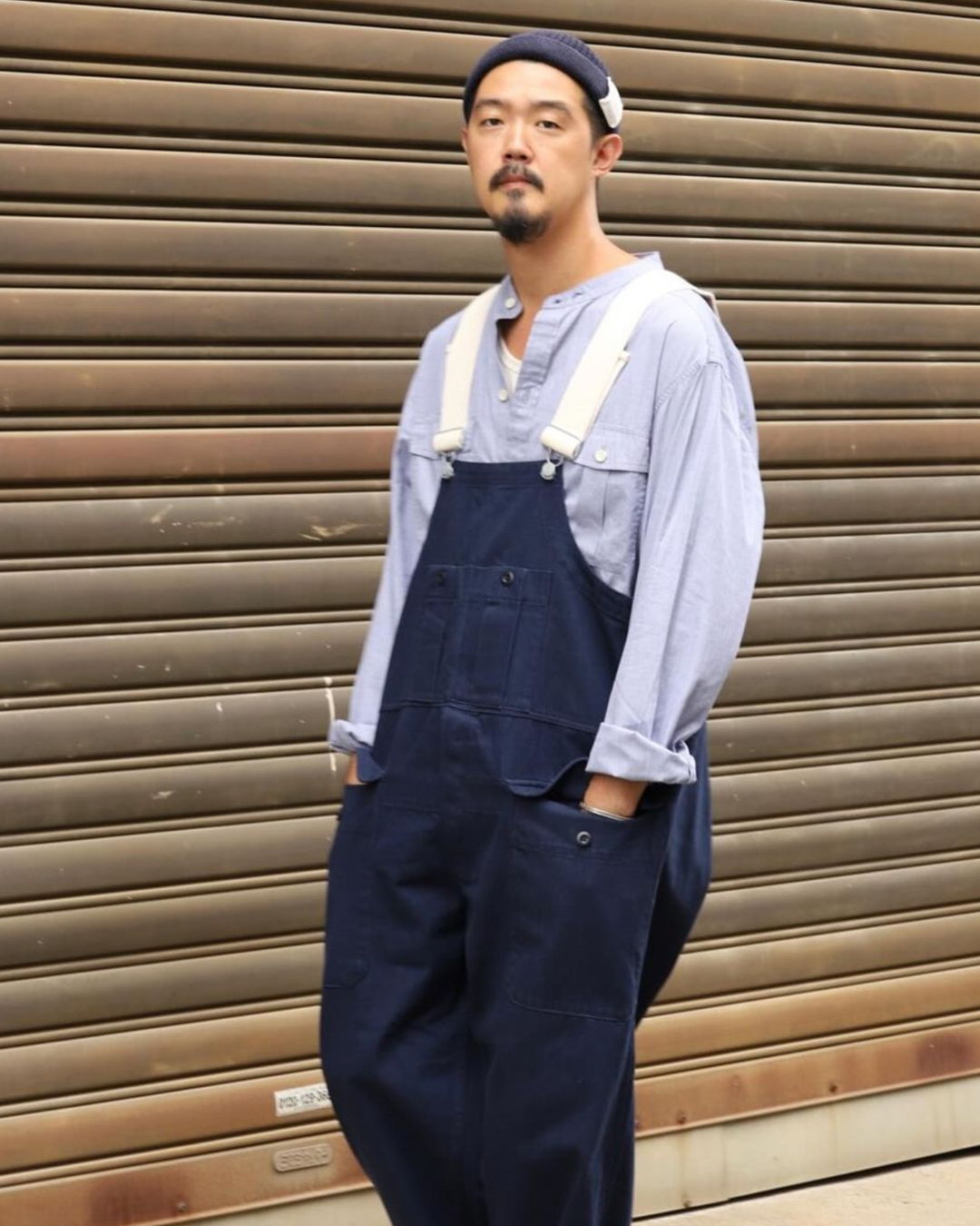The Lybro Railway Dungaree is a refreshed classic Cabourn overall