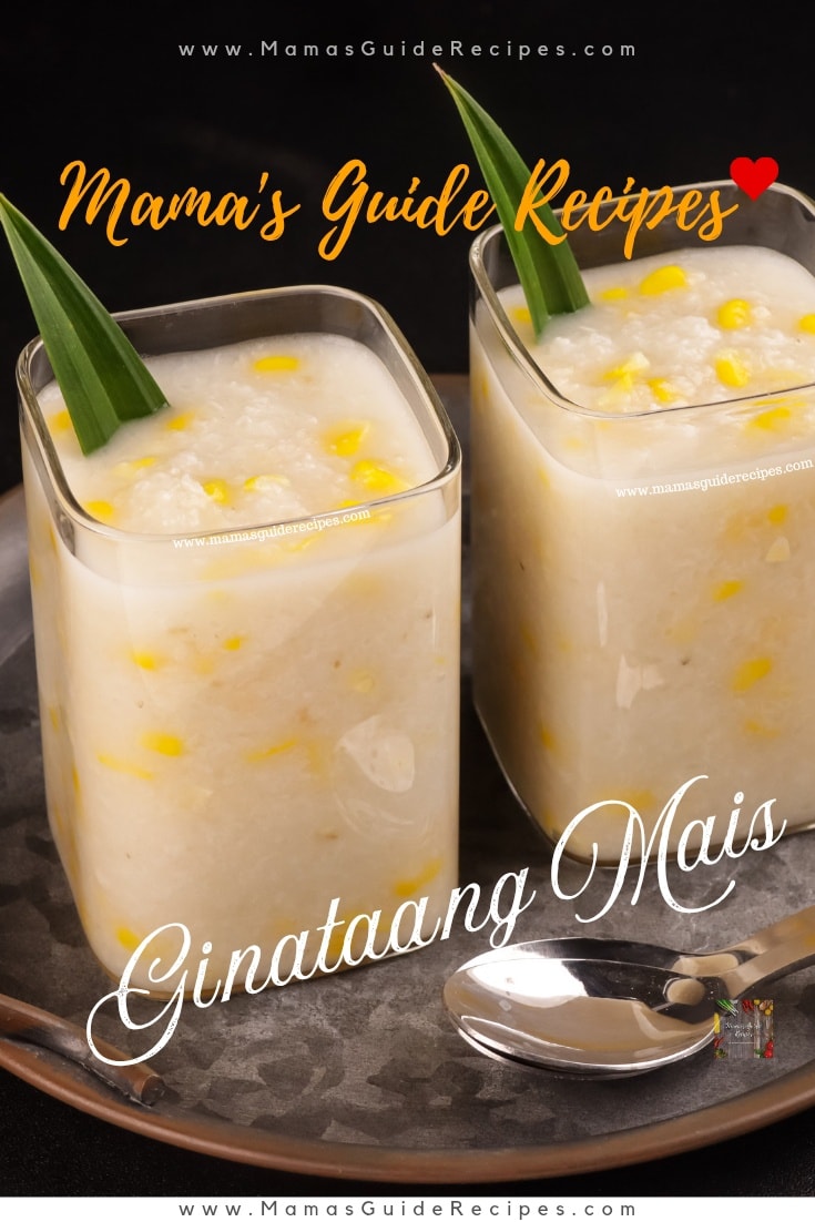Mama's - Ginataang Mais (Sticky Rice and Corn Porridge) Tap To Get ...