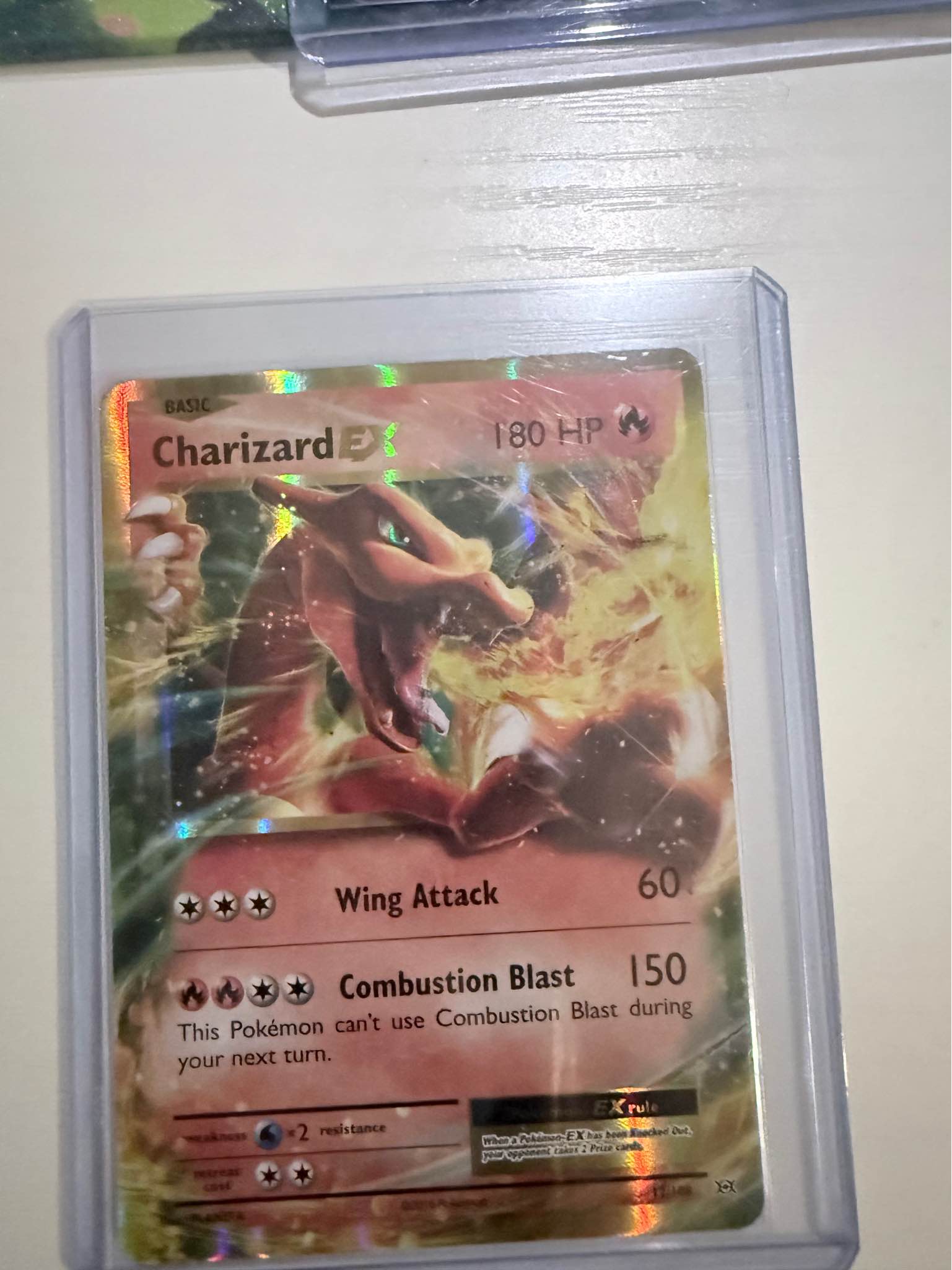 charizard pokemon card 180 hp - ex 228/197 - Obsidian Flames - Hyper Rare the trusted official grading guarantees its condition Charizard ex 115/190 Shiny Treasure