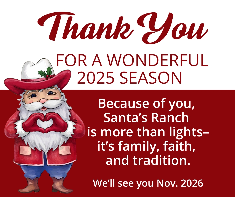 Santa's Ranch-Drive thru Christmas Light Park | New Braunfels TX